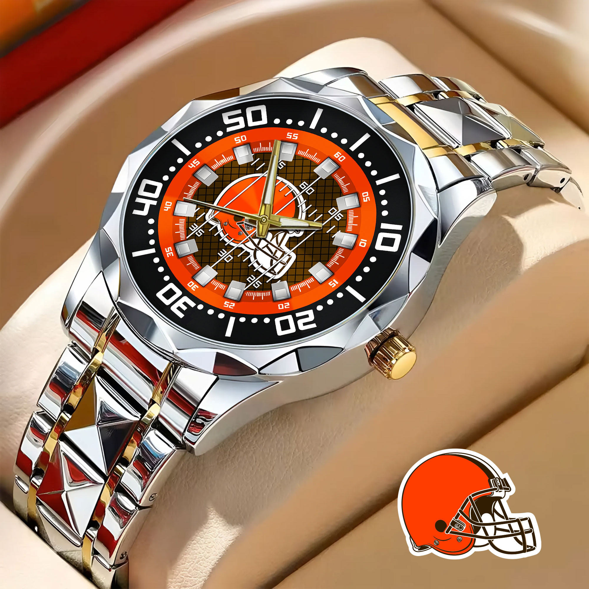 Cleveland Browns | NFL Camaro Elegant Fashion Design Men Watch TD