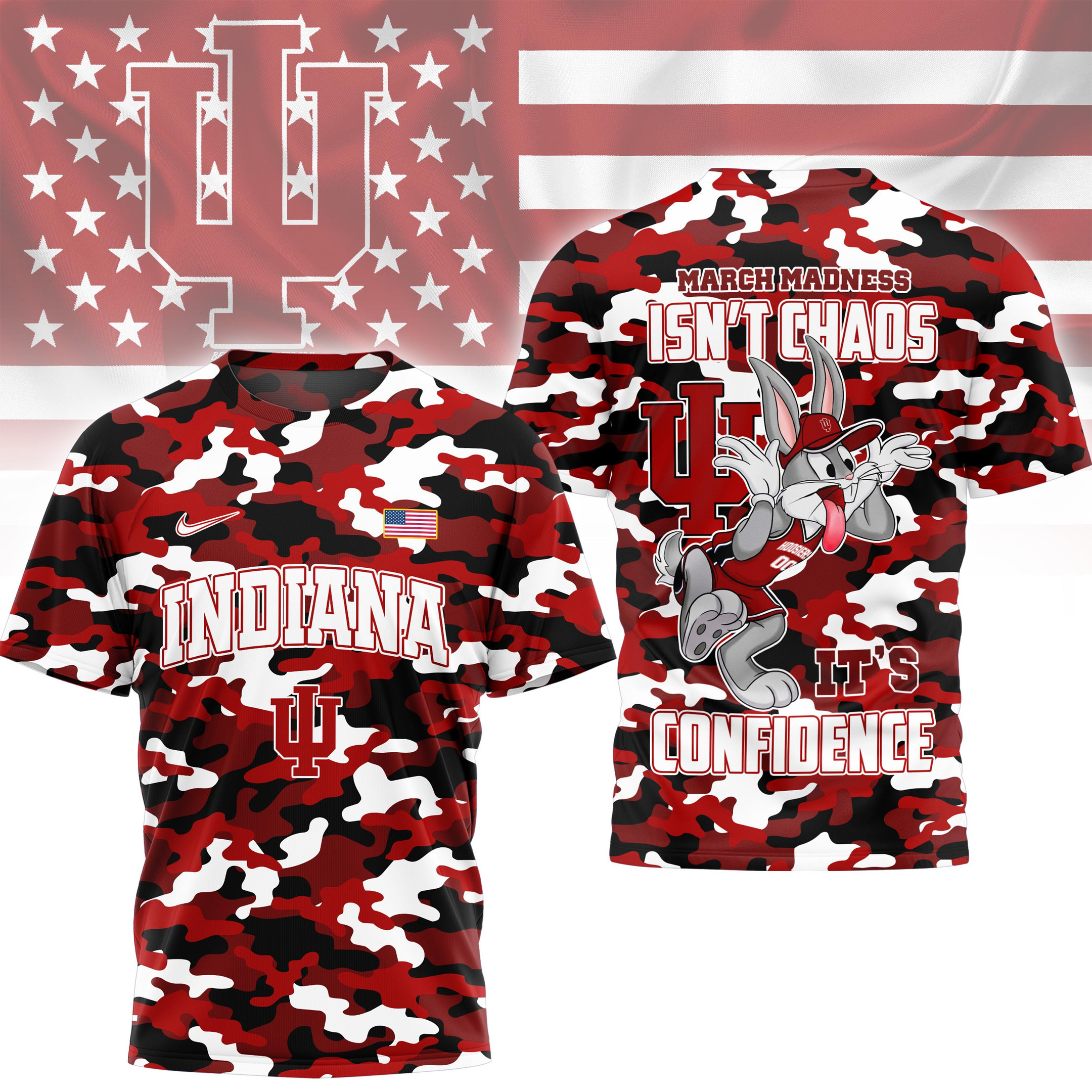 Indiana Hoosiers | Premium NCAA Call It Confidence Shirt PBGU0NO