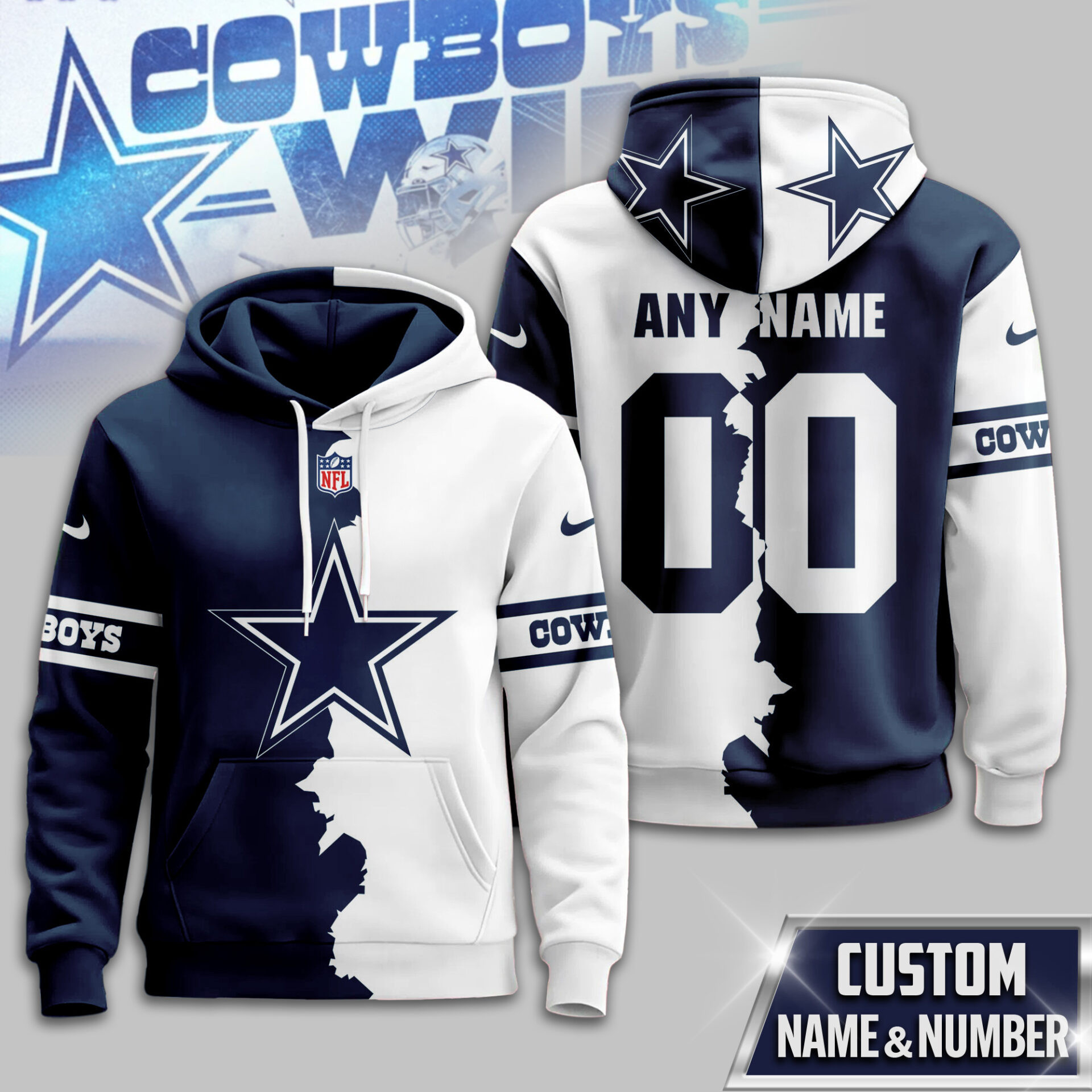Dallas Cowboys | Premium Victory Split Hoodie TD