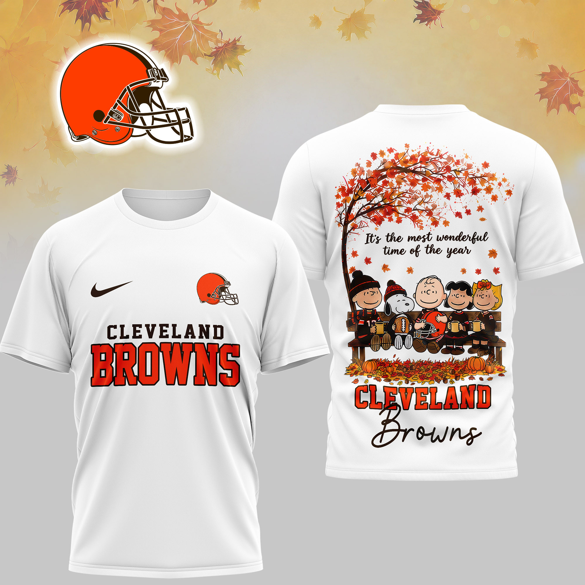 Cleveland Browns | Premium NFL It's the Most Wonderful Time of the Year 3D Shirt NY