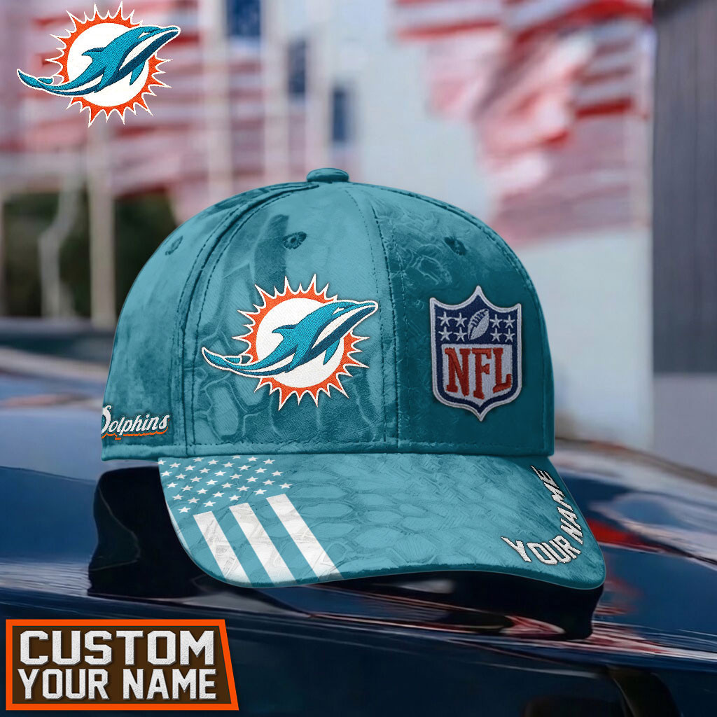 Miami Dolphins | Premium NFL Heritage Custom Cap NTH1