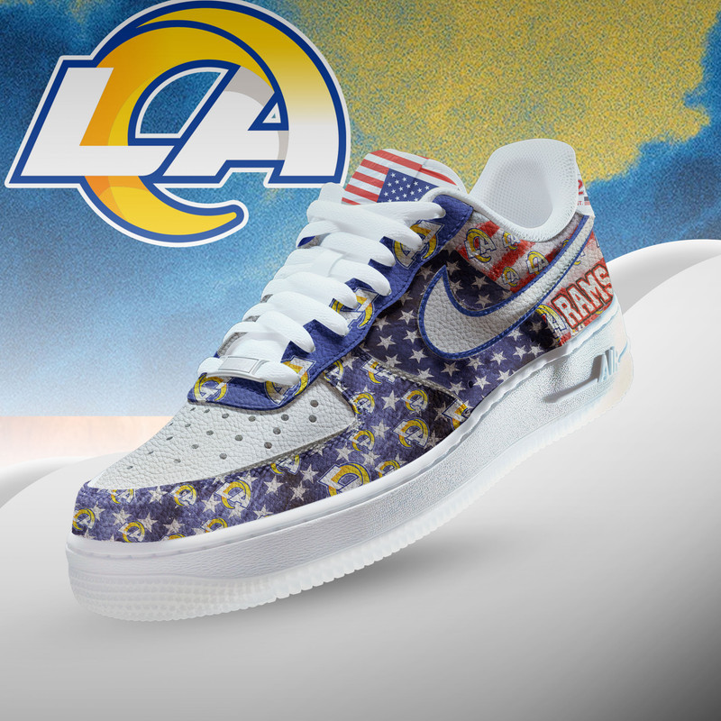 Los Angeles Rams | Premium NFL 250 Years Of America AF1 Shoes HY