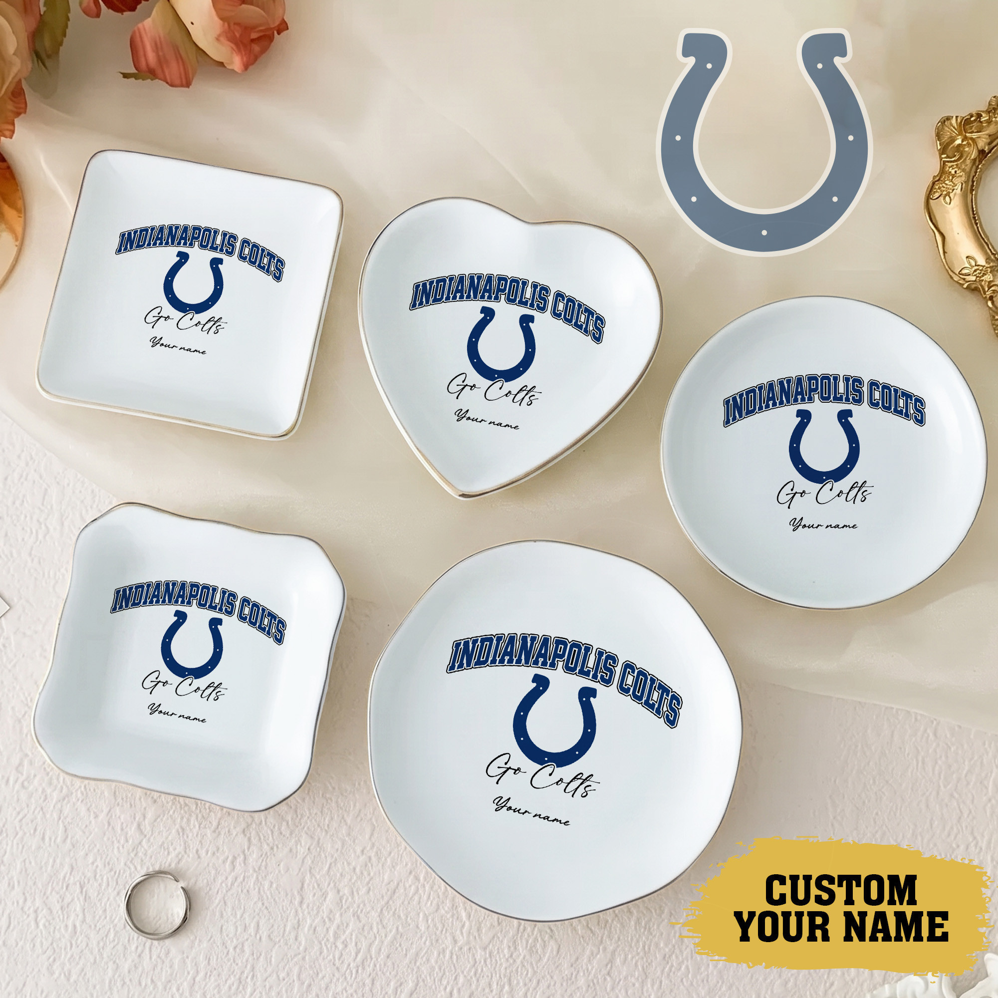 Indianapolis Colts | Premium NFL Game Day Jewelry Dish NY
