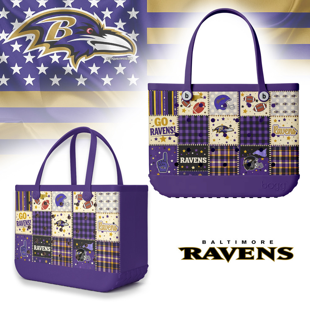Baltimore Ravens | Premium NFL Patchwork Design Beach Tote Bag HY