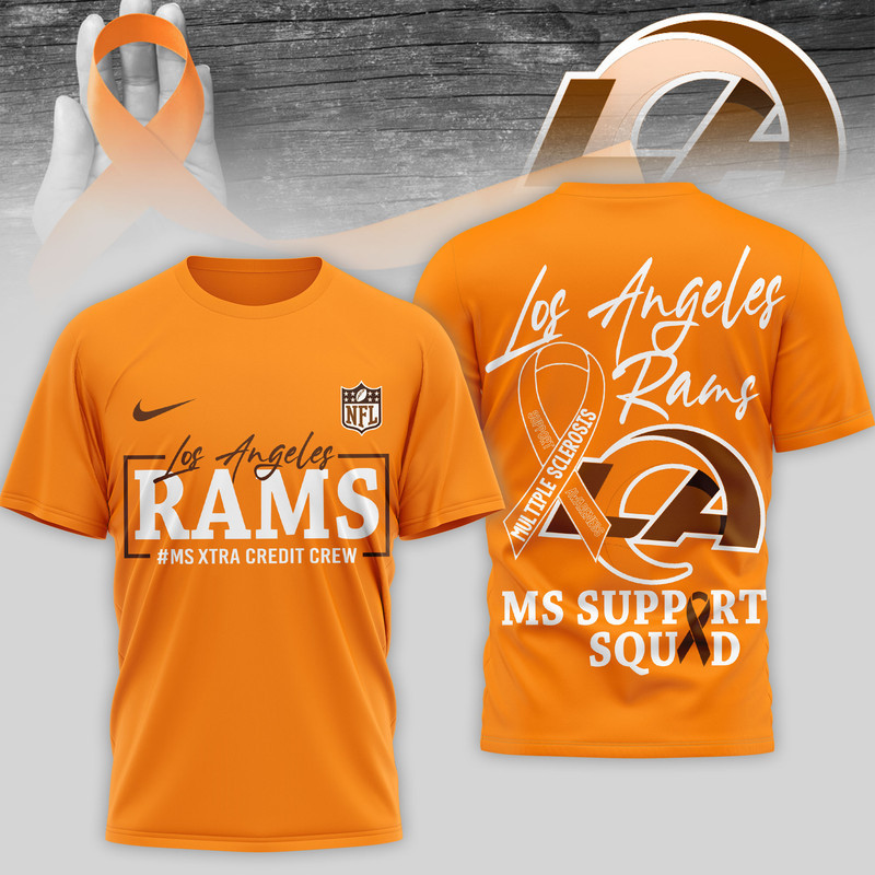 Los Angeles Rams | Premium NFL MS Support 3D T-Shirt HY