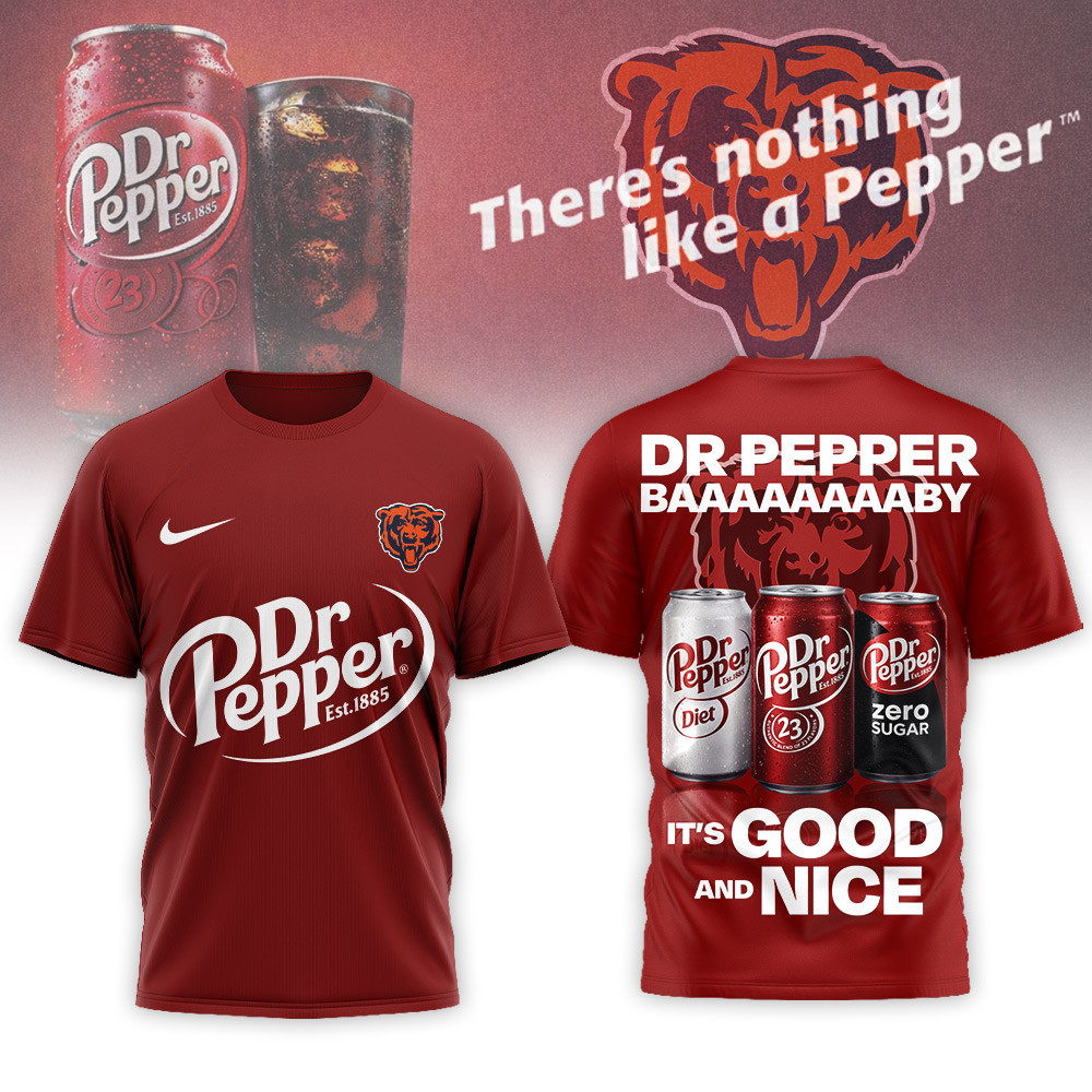 Chicago Bears | Premium NFL Dr Pepper 3D Shirt NP
