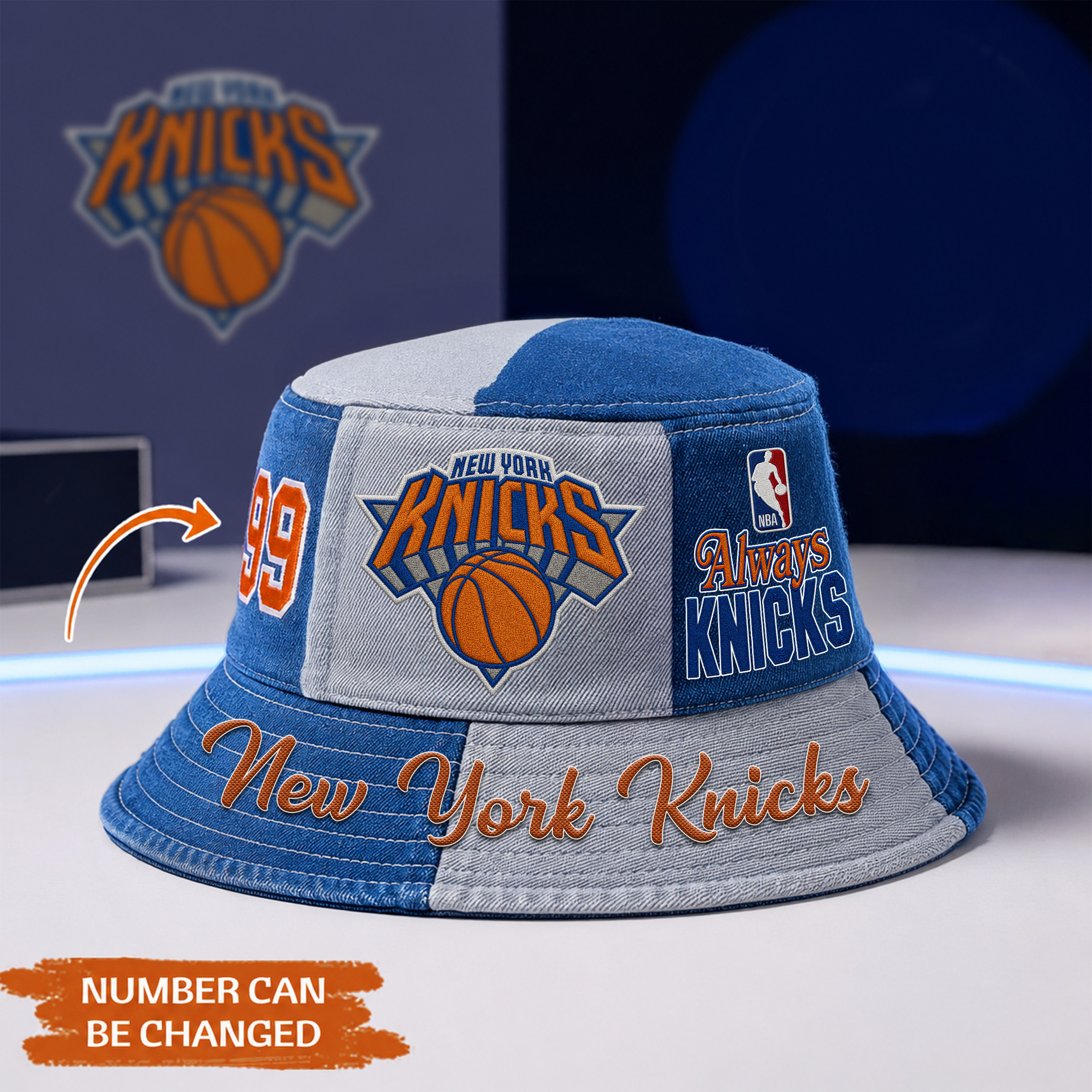 New York Knicks | Premium NBA Eastern Conference 2026 Bucket Hat TD