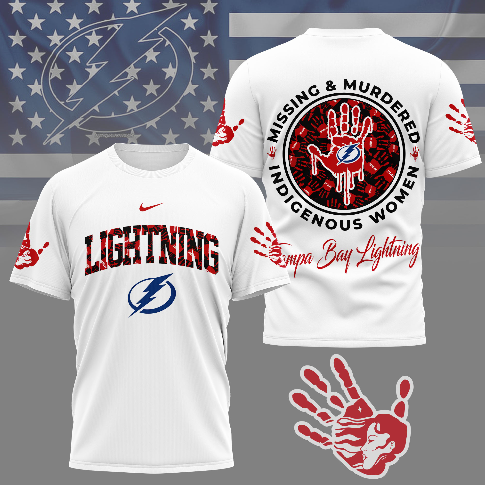 Tampa Bay Lightning | Premium NHL MMIW Awareness 3D Shirt NY