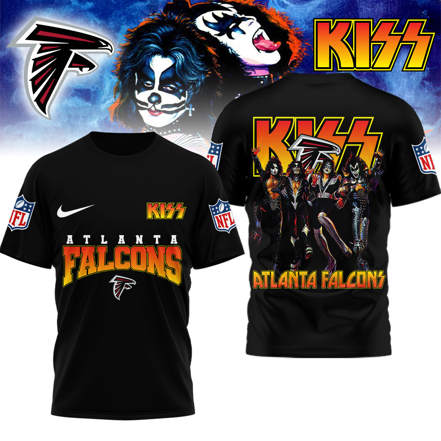 Atlanta Falcons | Premium NFL Kiss Band 3D Shirt TD