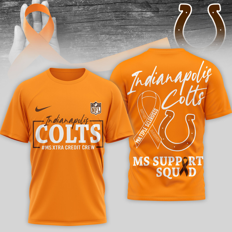 Indianapolis Colts | Premium NFL MS Support 3D T-Shirt HY