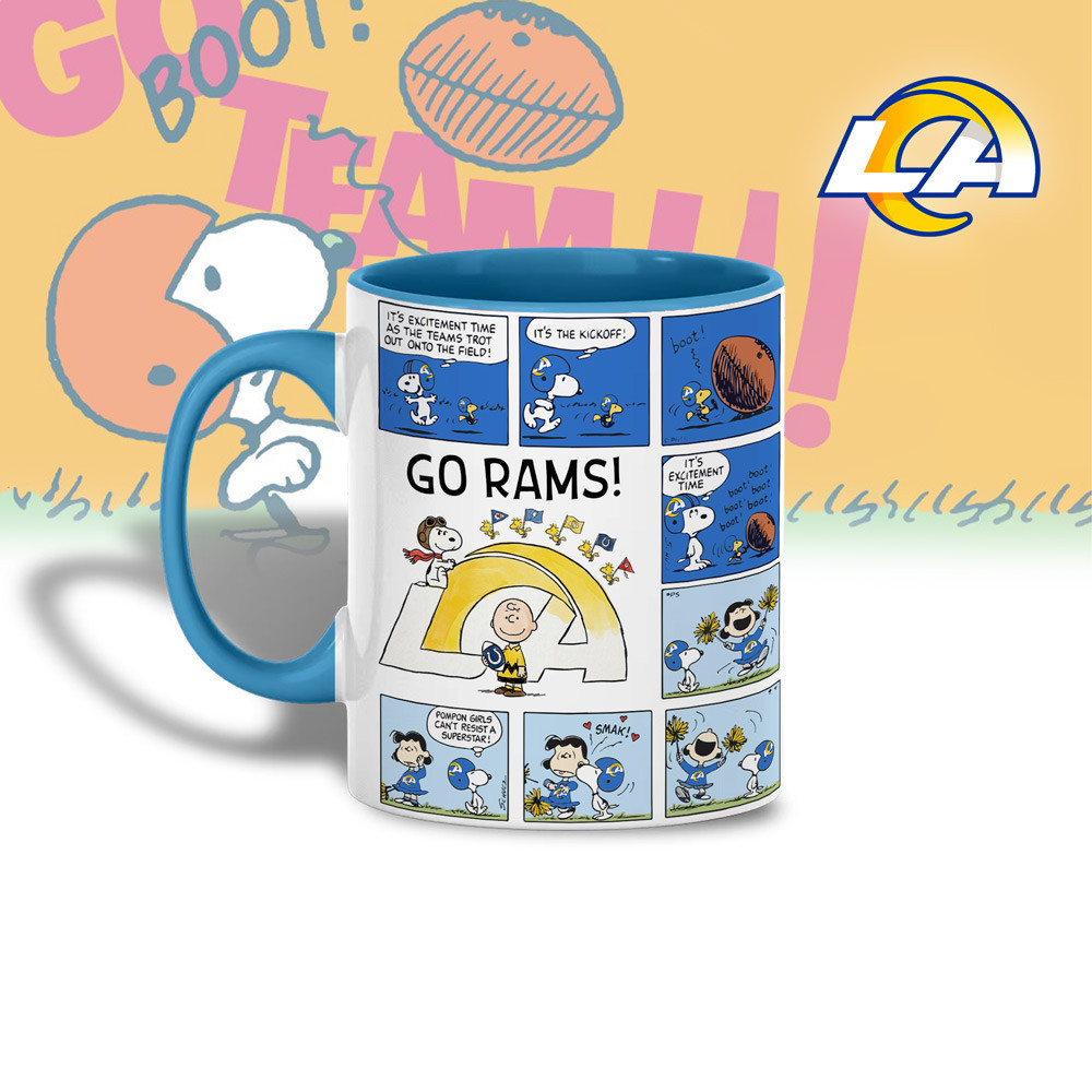 Los Angeles Rams | Premium NFL Peanuts Comic Mug HY
