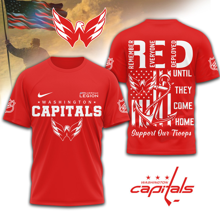 Washington Capitals | Premium NHL Red Friday Shirt TD