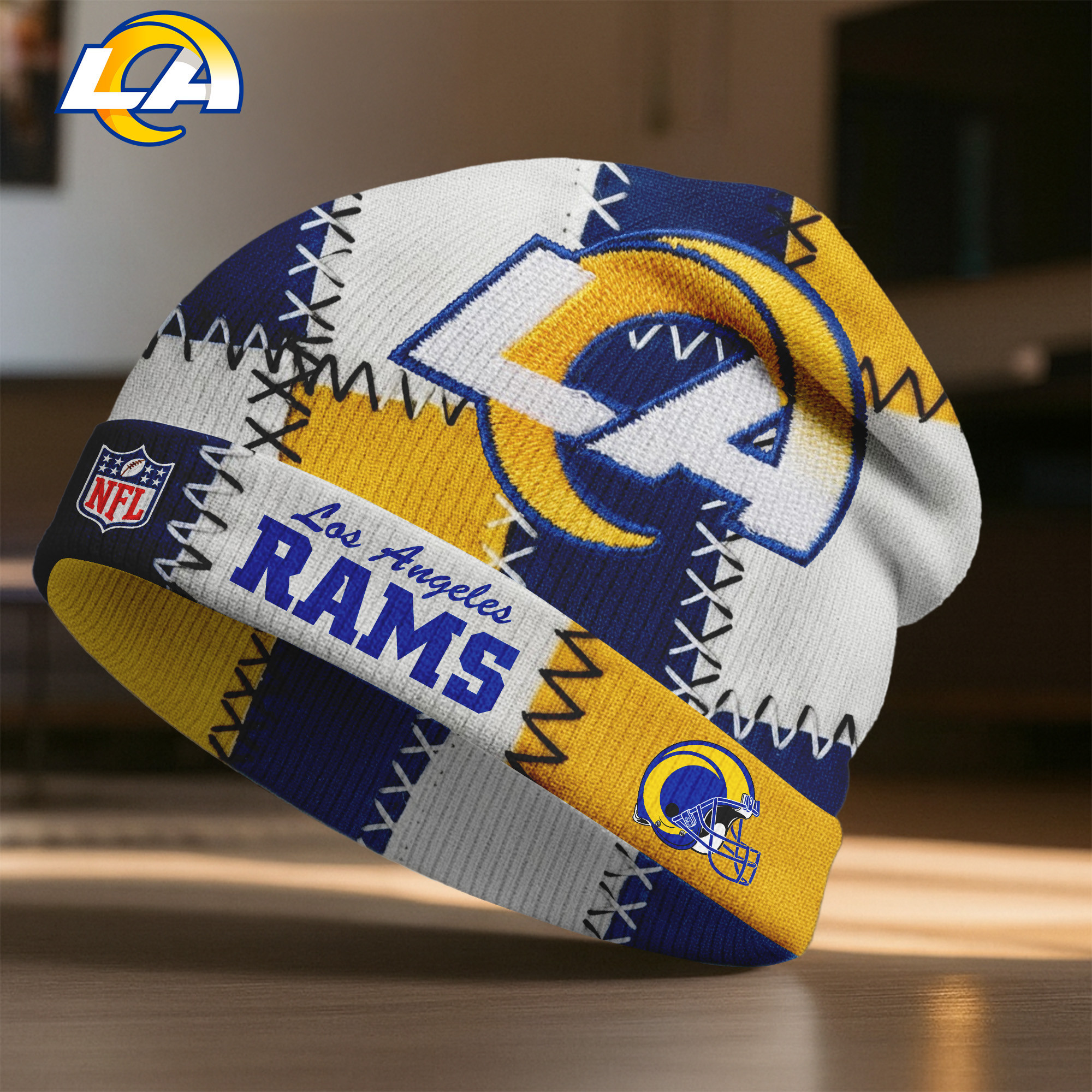 Los Angeles Rams | Premium NFL Pride Beanie Hat NY