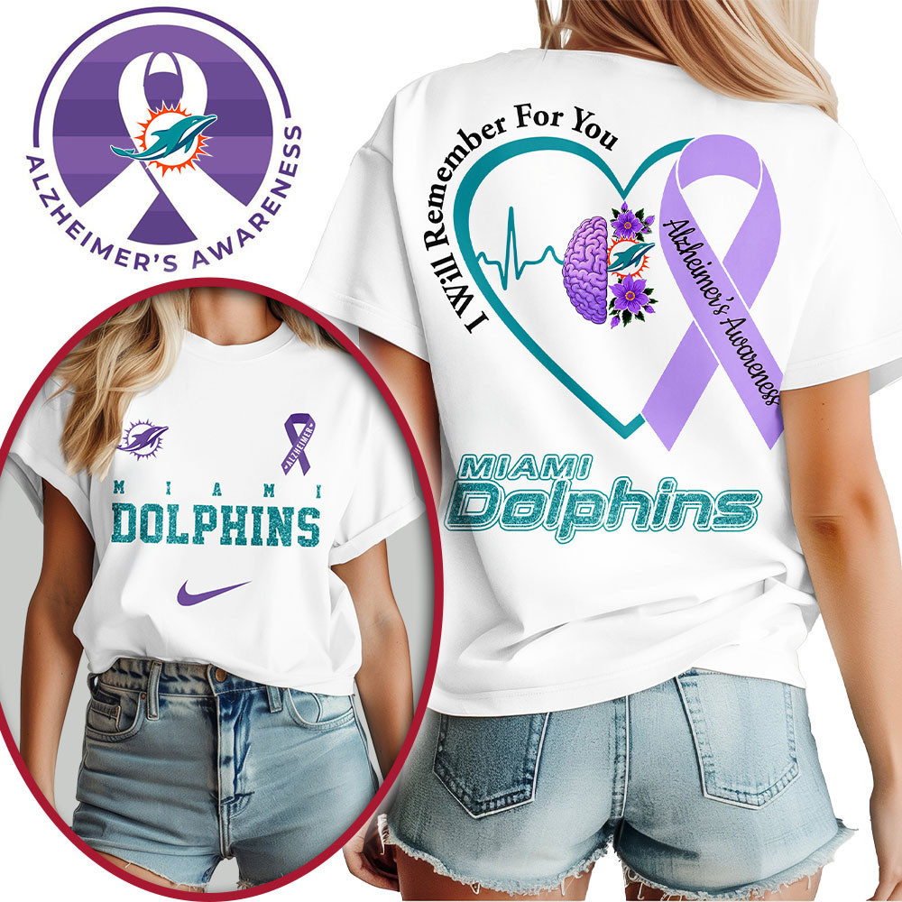 Miami Dolphins | Premium NFL Memory Awareness 3D Shirt NTH1