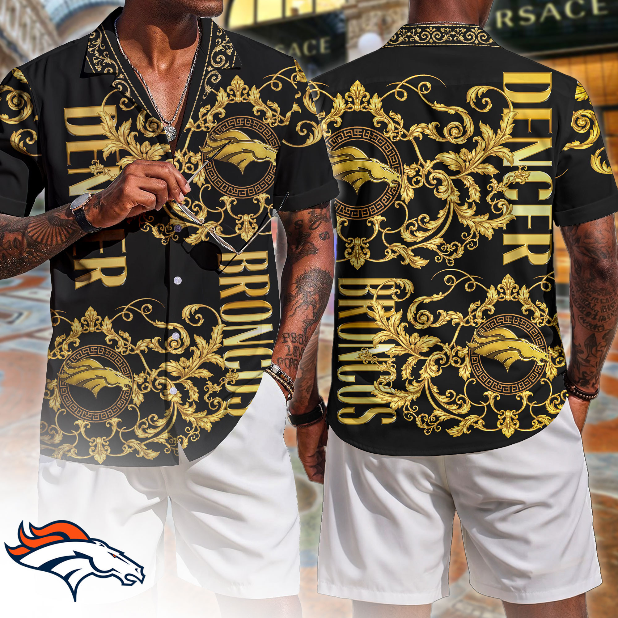 Denver Broncos | Premium NFL Luxury Hawaiian Shirt HY