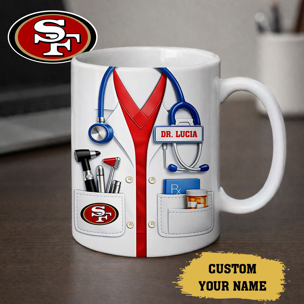 San Francisco 49ers | Premium NFL Personalized Medical Mug NY