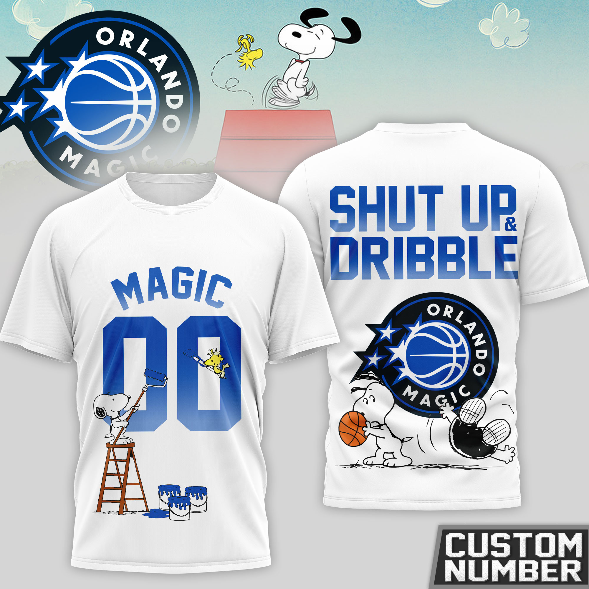 Orlando Magic | Premium NBA Snoopy 3D Shirt HY