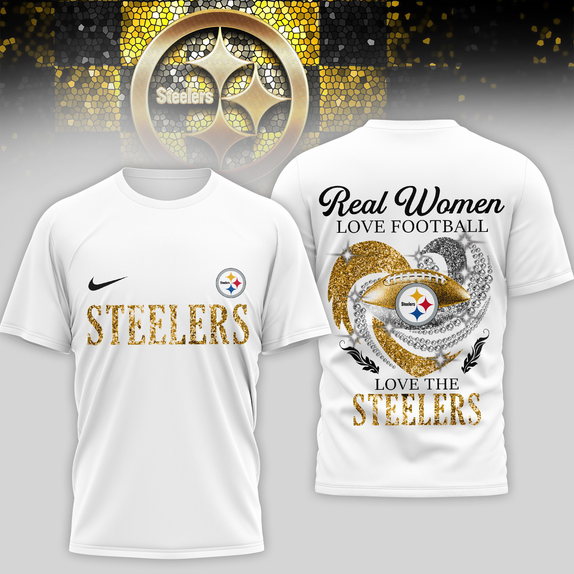 Pittsburgh Steelers | Premium NFL Stadium Graphic 3D Shirt NTH1