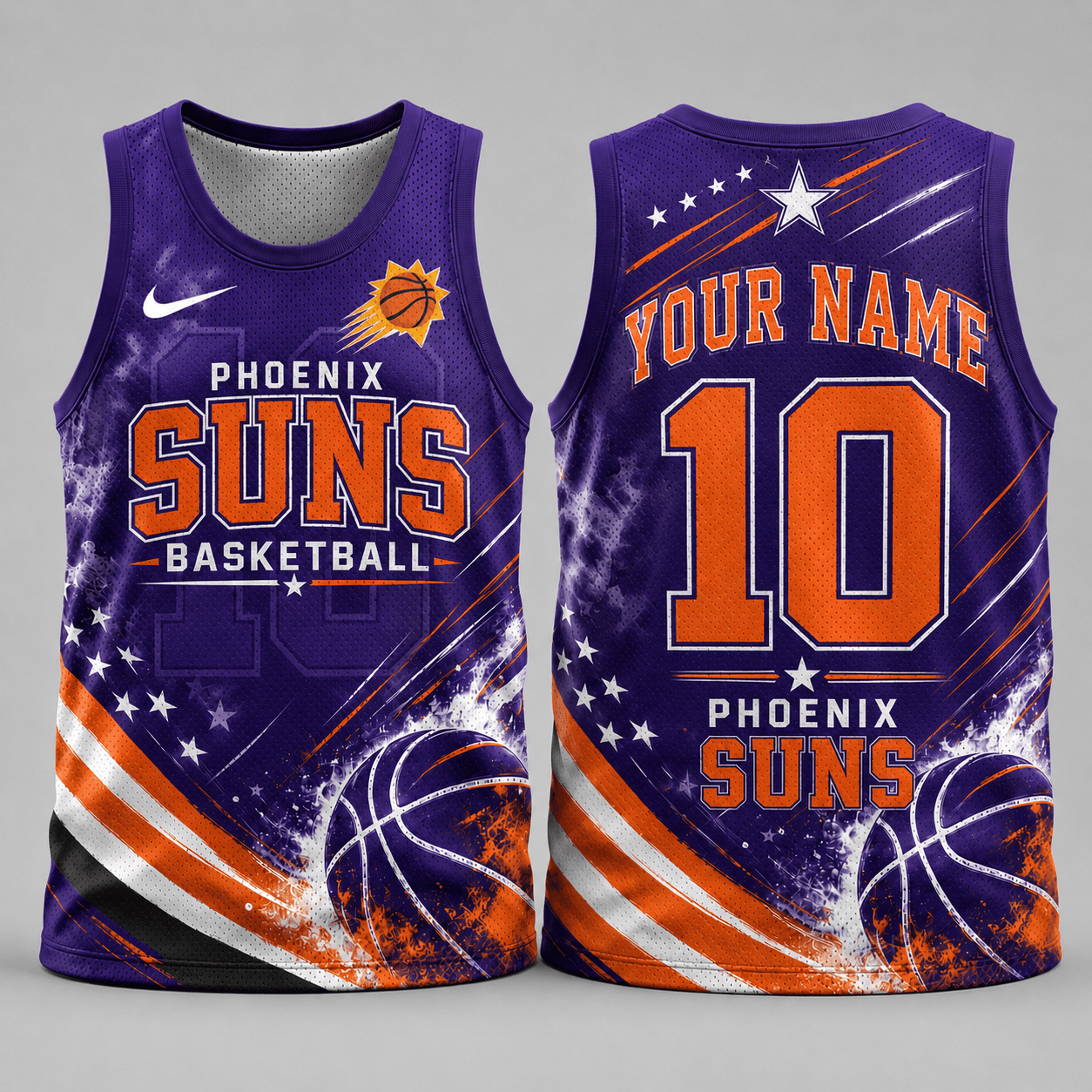 Phoenix Suns | Premium NBA Personalized Fan Pride Basketball Tank Top TD