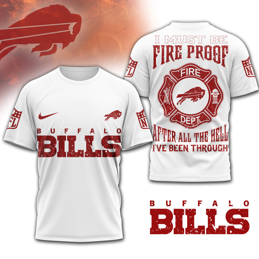Buffalo Bills | Premium NFL Built By Fire Game Day 3D Shirt NTH1
