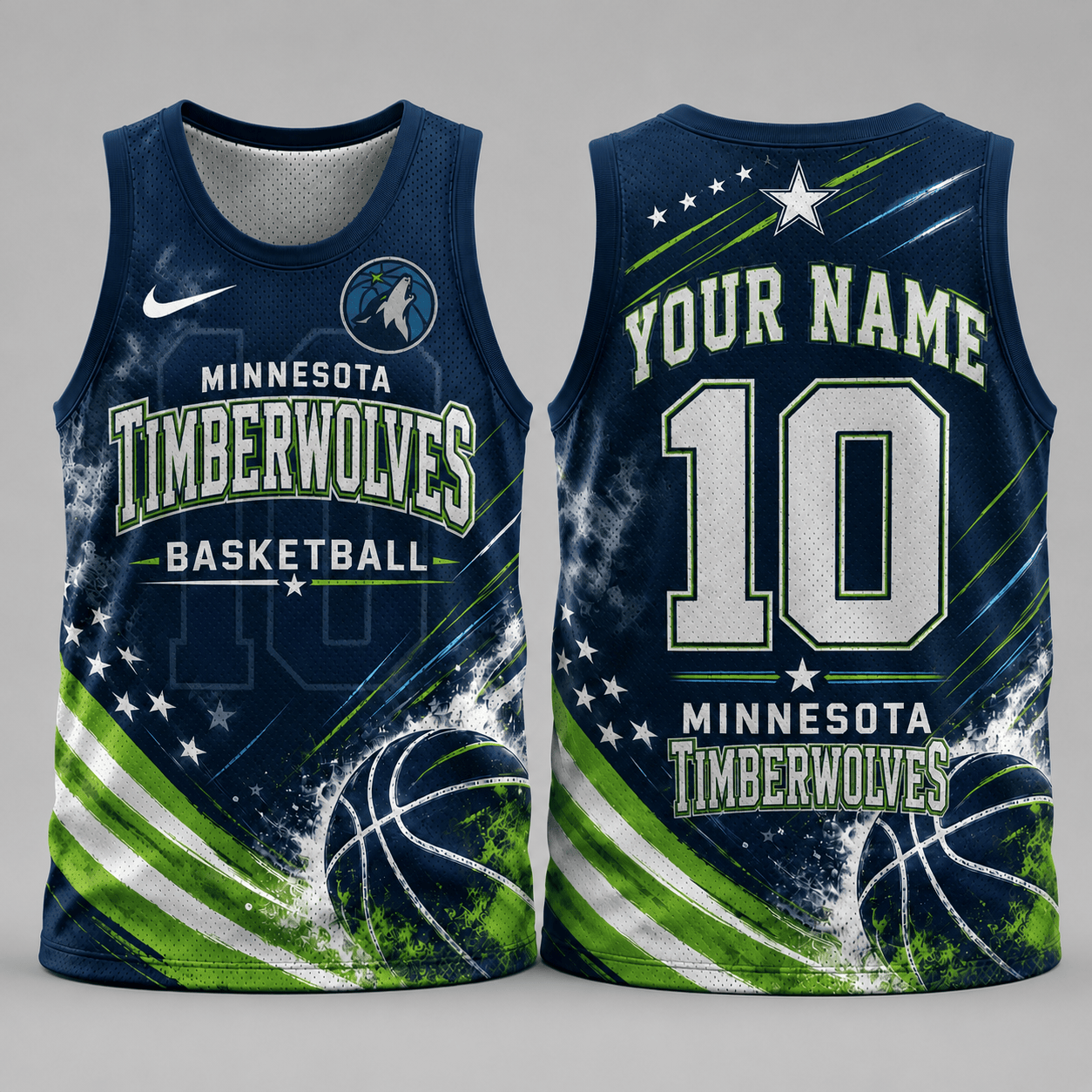 Minnesota Timberwolves | Premium NBA Personalized Fan Pride Basketball Tank Top TD