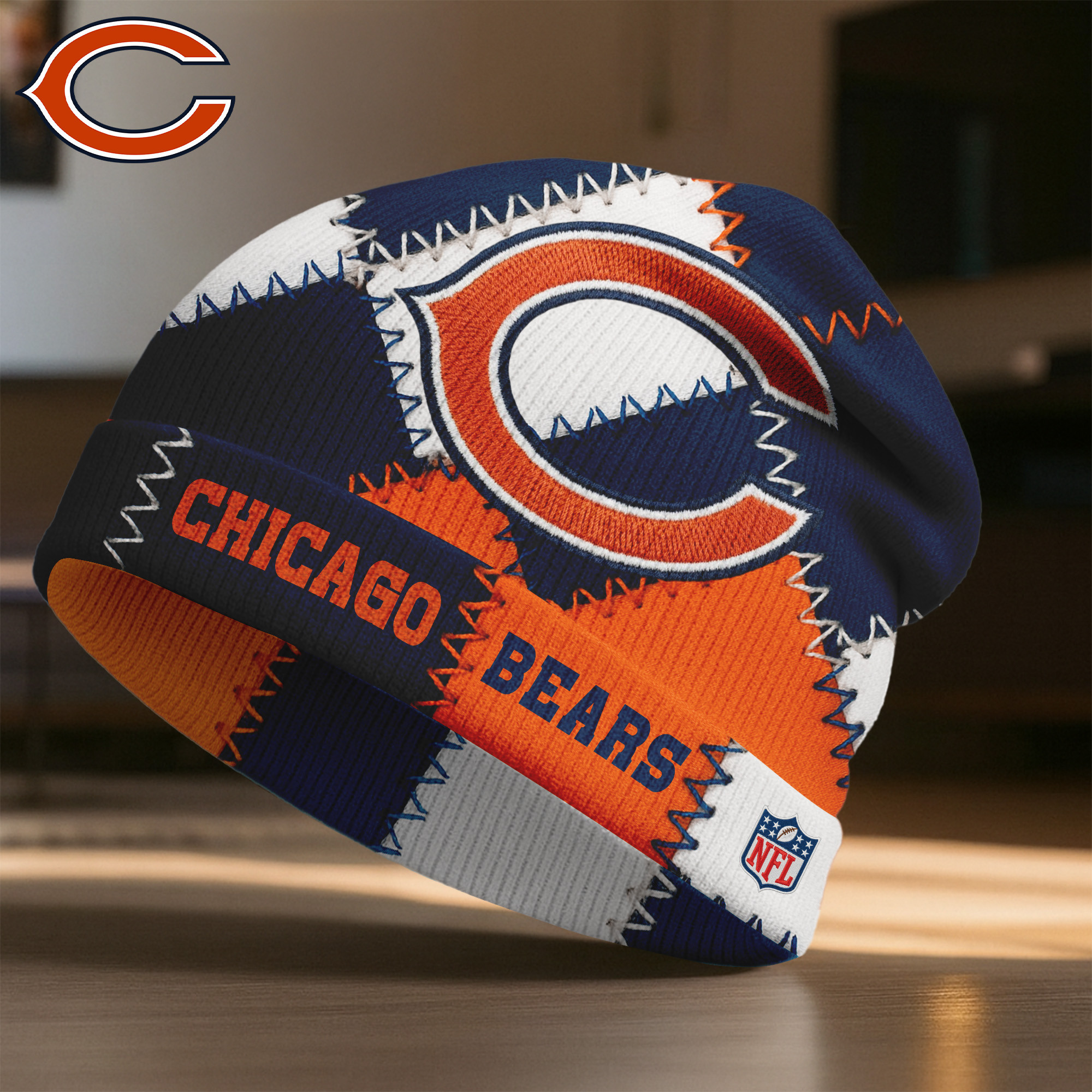 Chicago Bears | Premium NFL Pride Beanie Hat NY