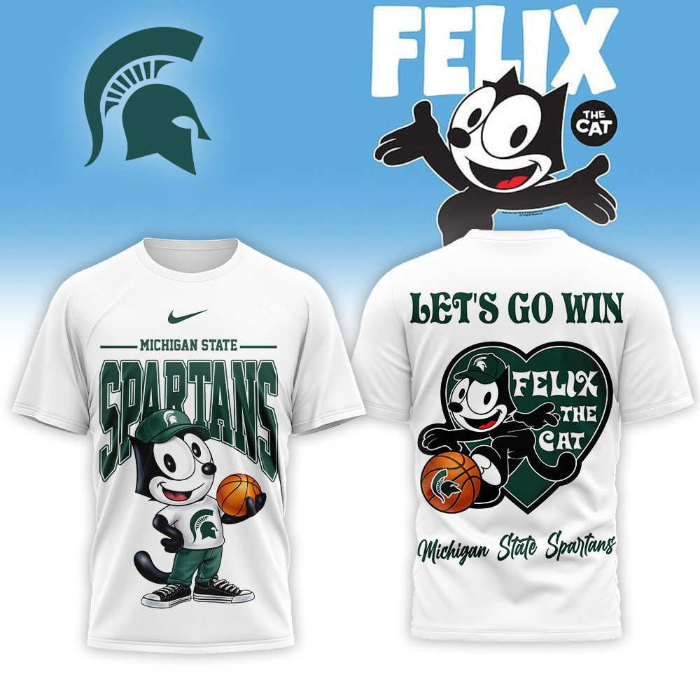 Michigan State Spartans | Premium NCAA Hoop Felix Classic 3D Shirt NTH1