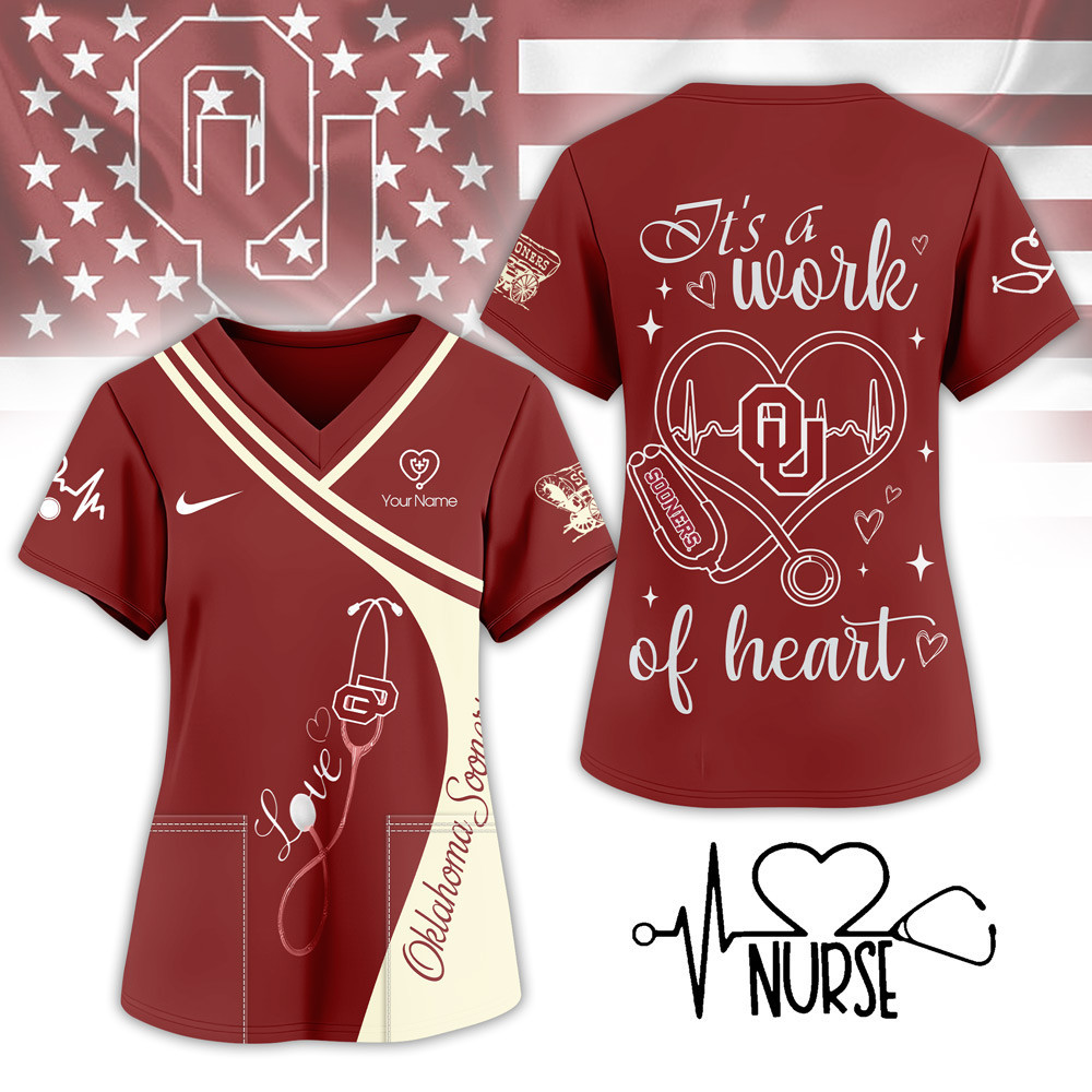 Oklahoma Sooners | Premium NCAA Nurse Pride 3D Shirt NY