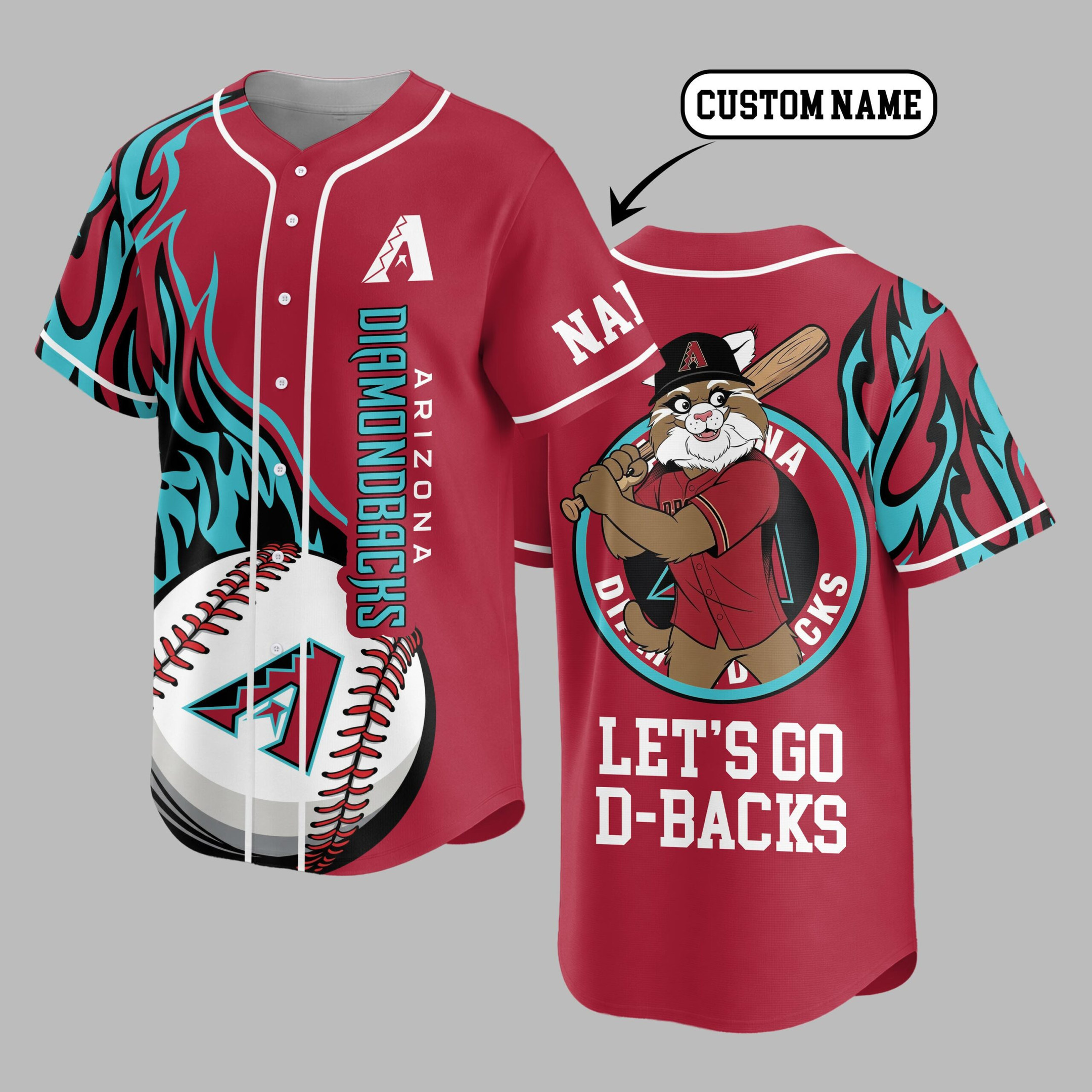 Arizona Diamondbacks | Premium MLB Flame Spirit Baseball Jersey
