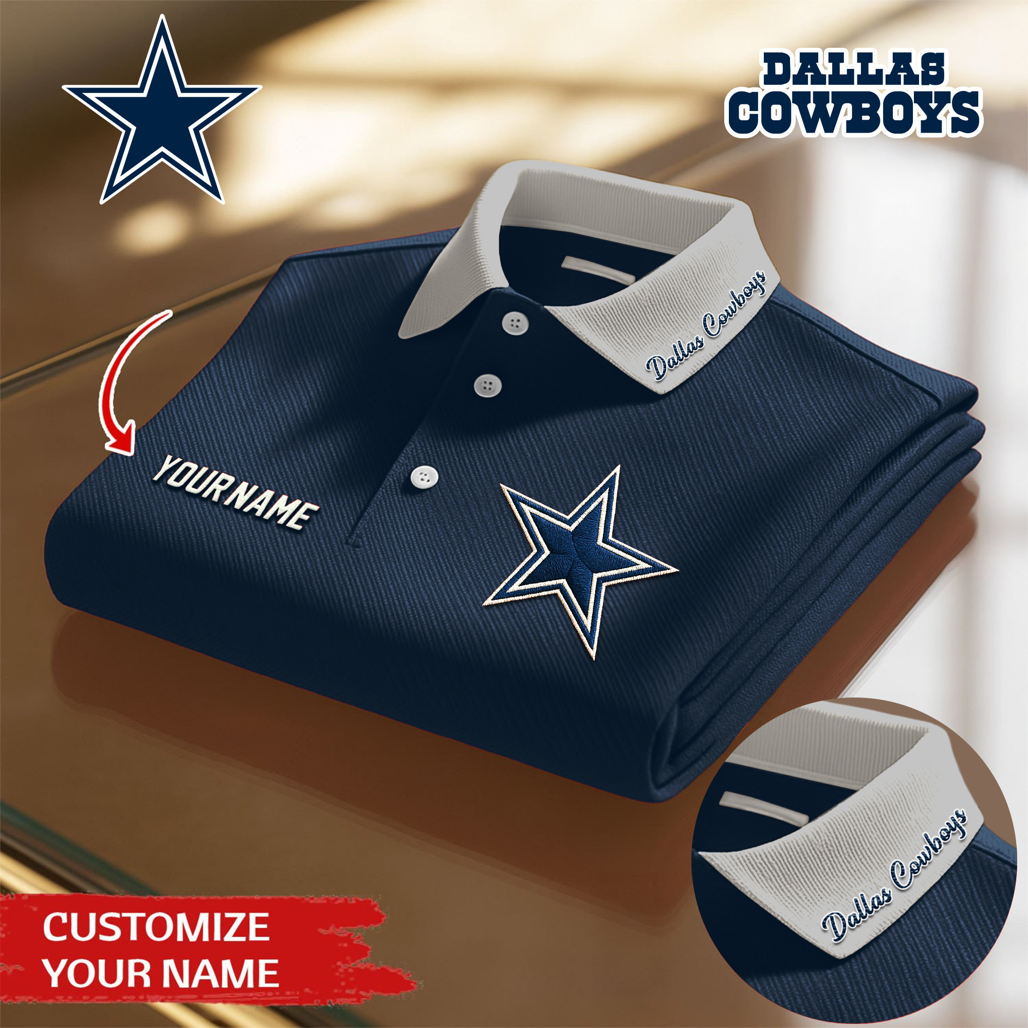 Dallas Cowboys | Premium NFL Polo Shirt TD