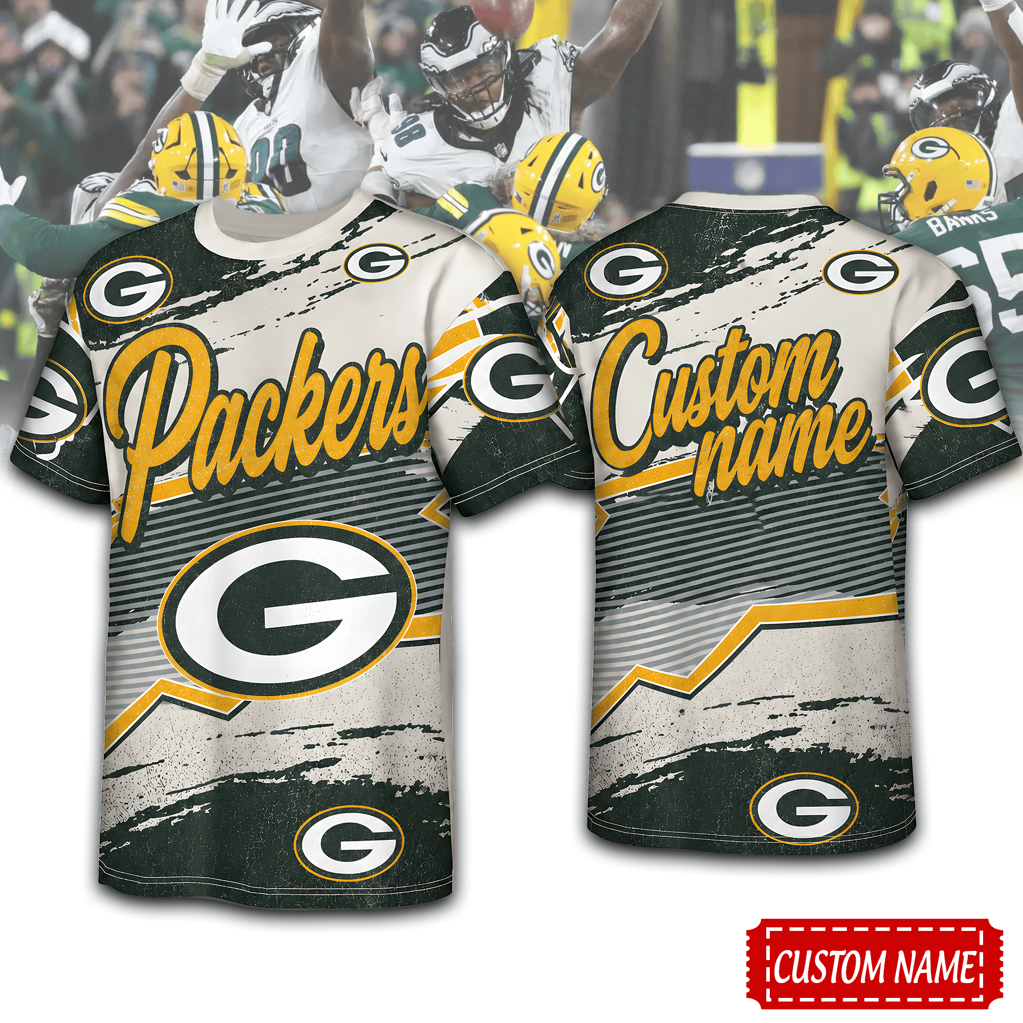 Green Bay Packers | Premium NFL Team Energy Custom 3D Shirt NTH1