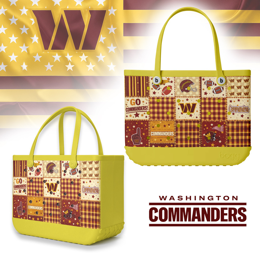 Washington Commanders | Premium NFL Patchwork Design Beach Tote Bag HY