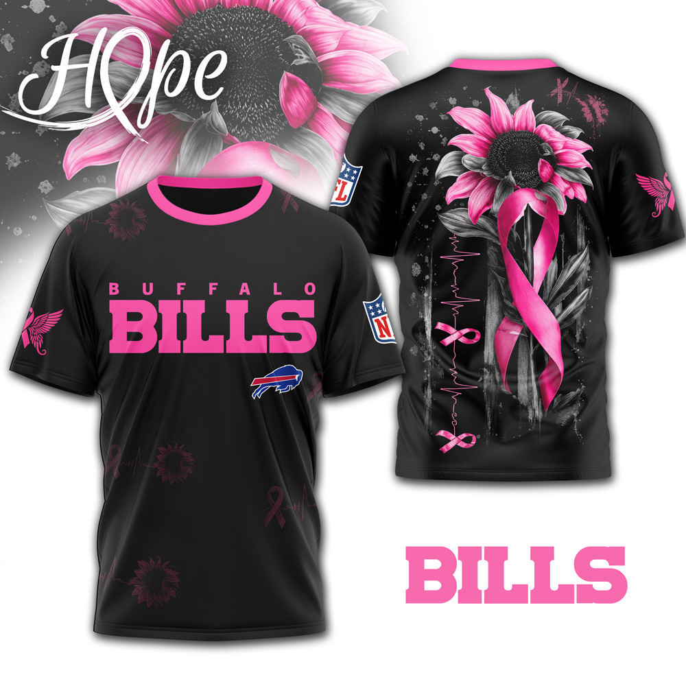 Buffalo Bills | Premium NFL Hope Pink Ribbon 3D Shirt NTH1