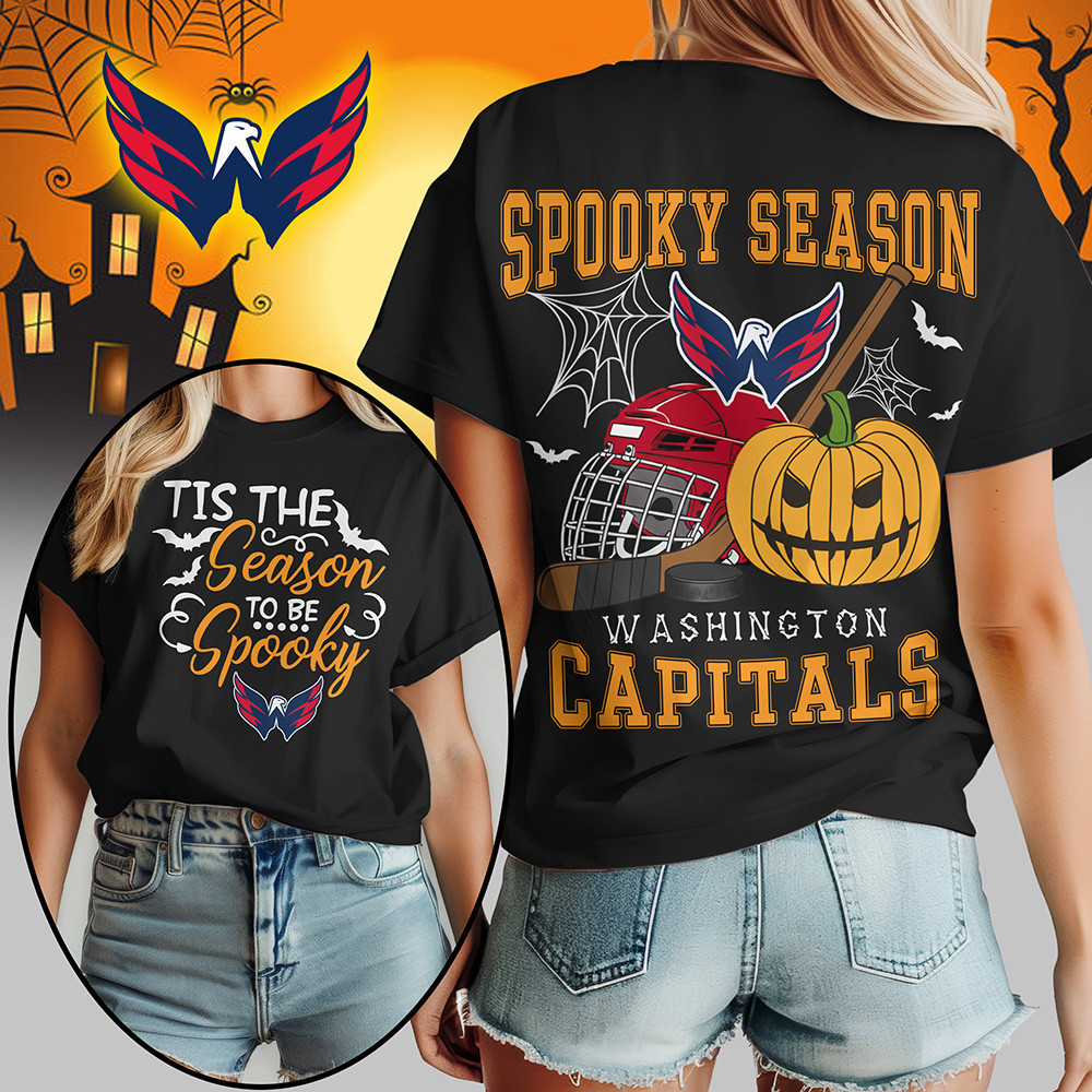 Washington Capitals | Premium NHL Spooky Season Women's Shirt TD