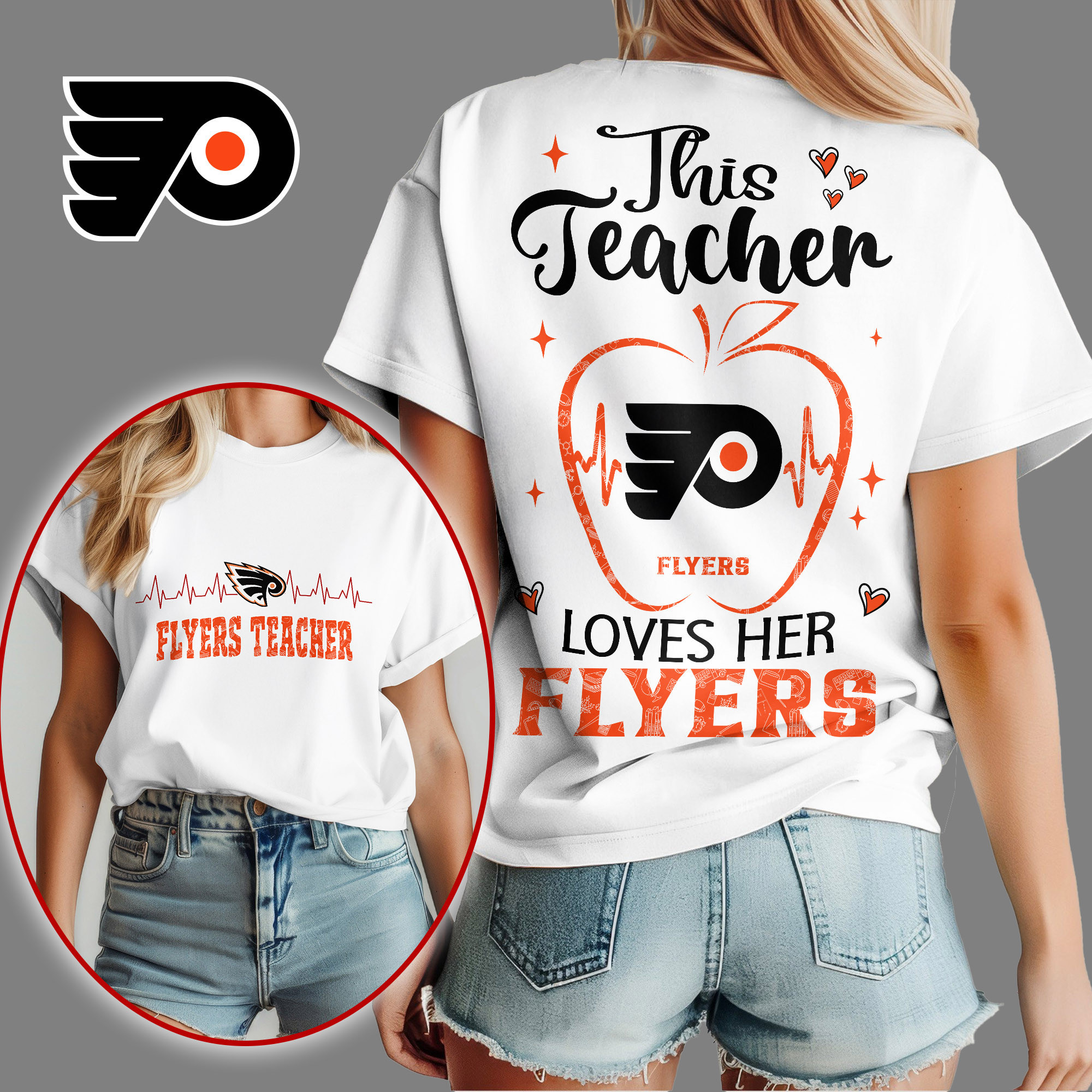 Philadelphia Flyers | Premium NHL Teacher Appreciation Month Women's Shirt NY