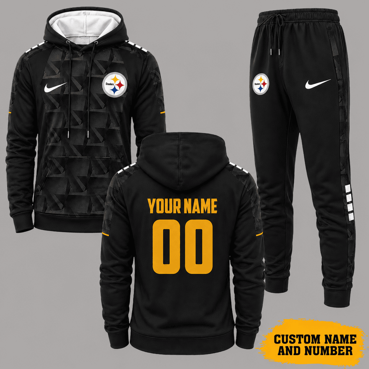 Pittsburgh Steelers | Premium NFL Game Day Hoodie Jogger Set NY