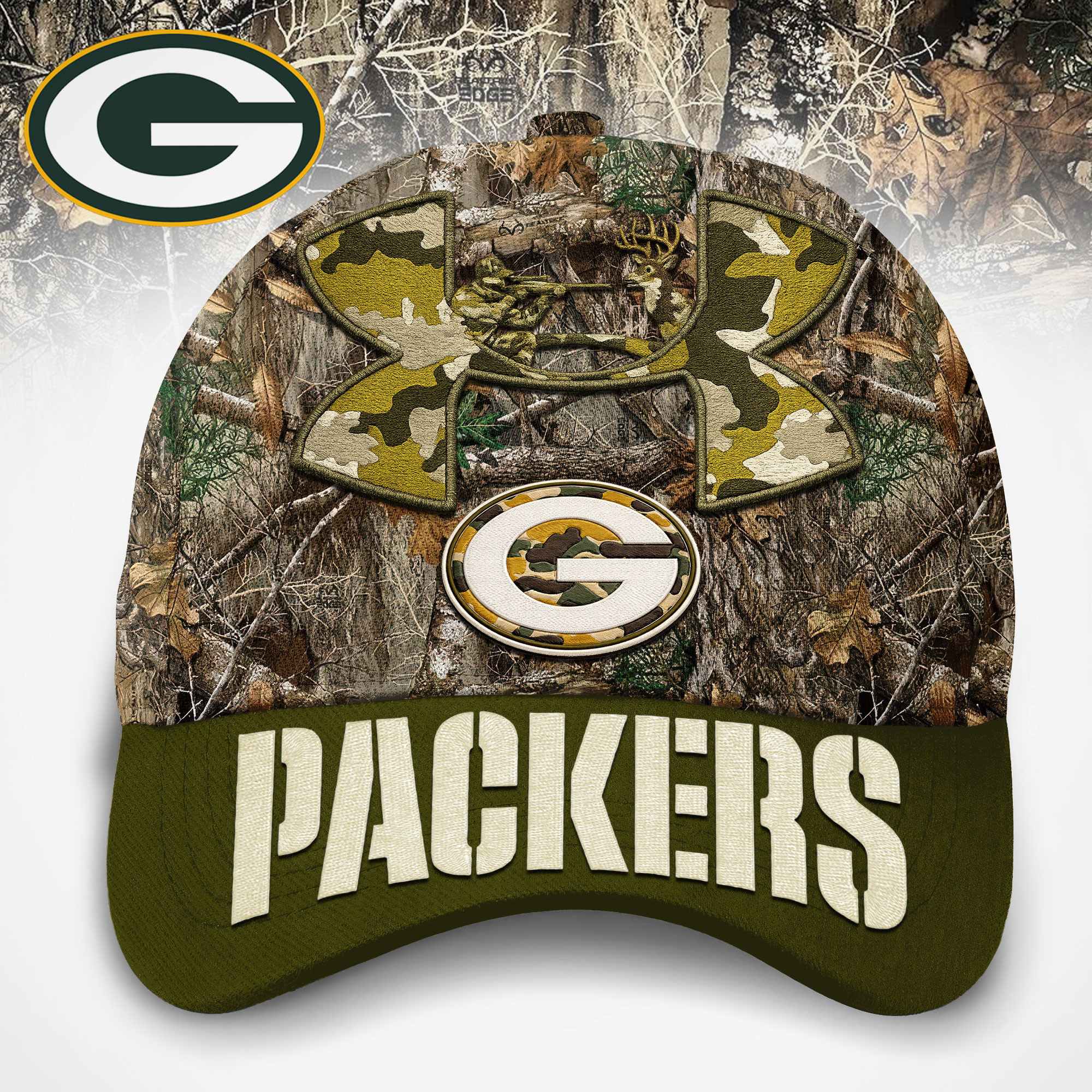 Green Bay Packers | Premium NFL Hunting Under Armour Classic Cap TD