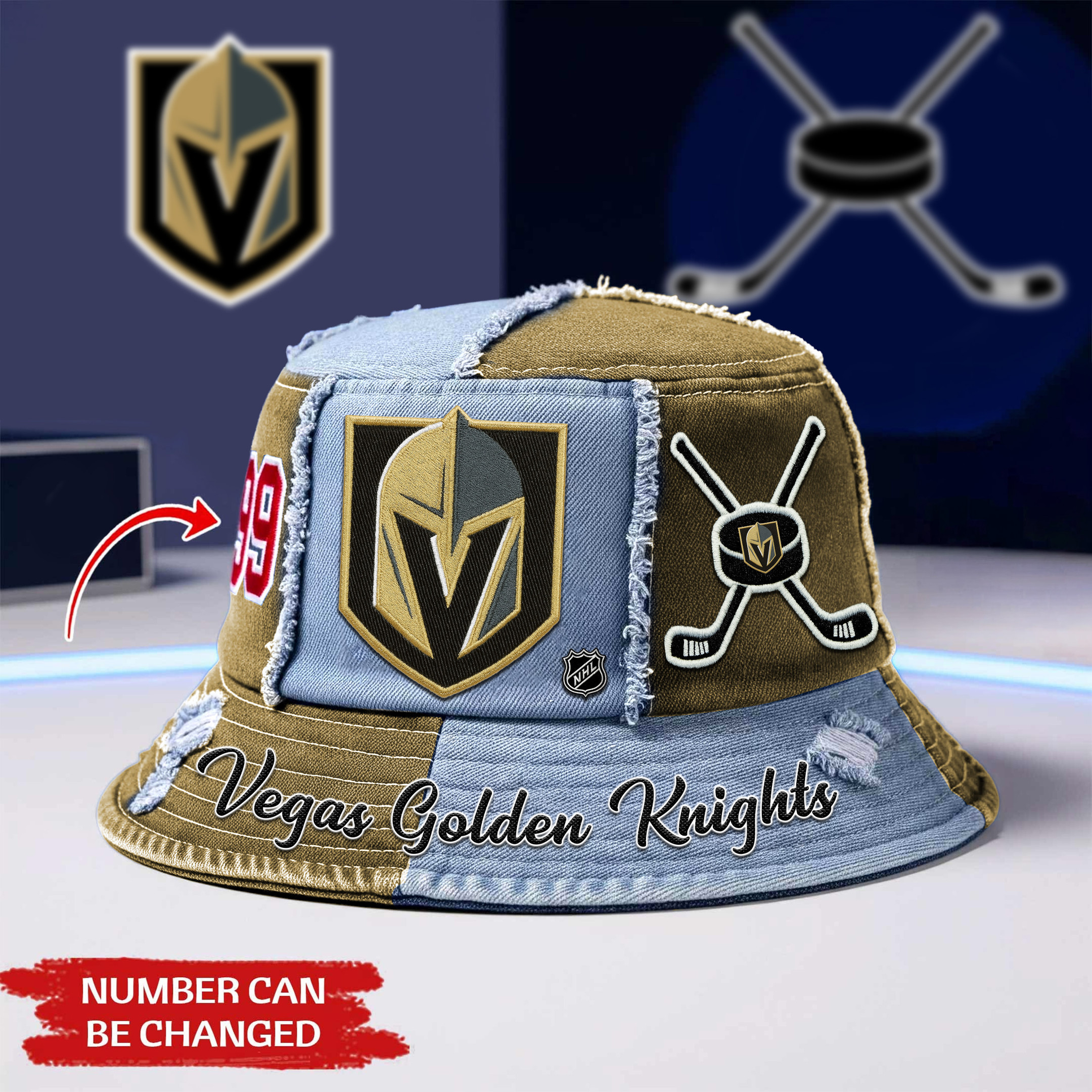 Vegas Golden Knights | Premium NHL Bucket Hat TD