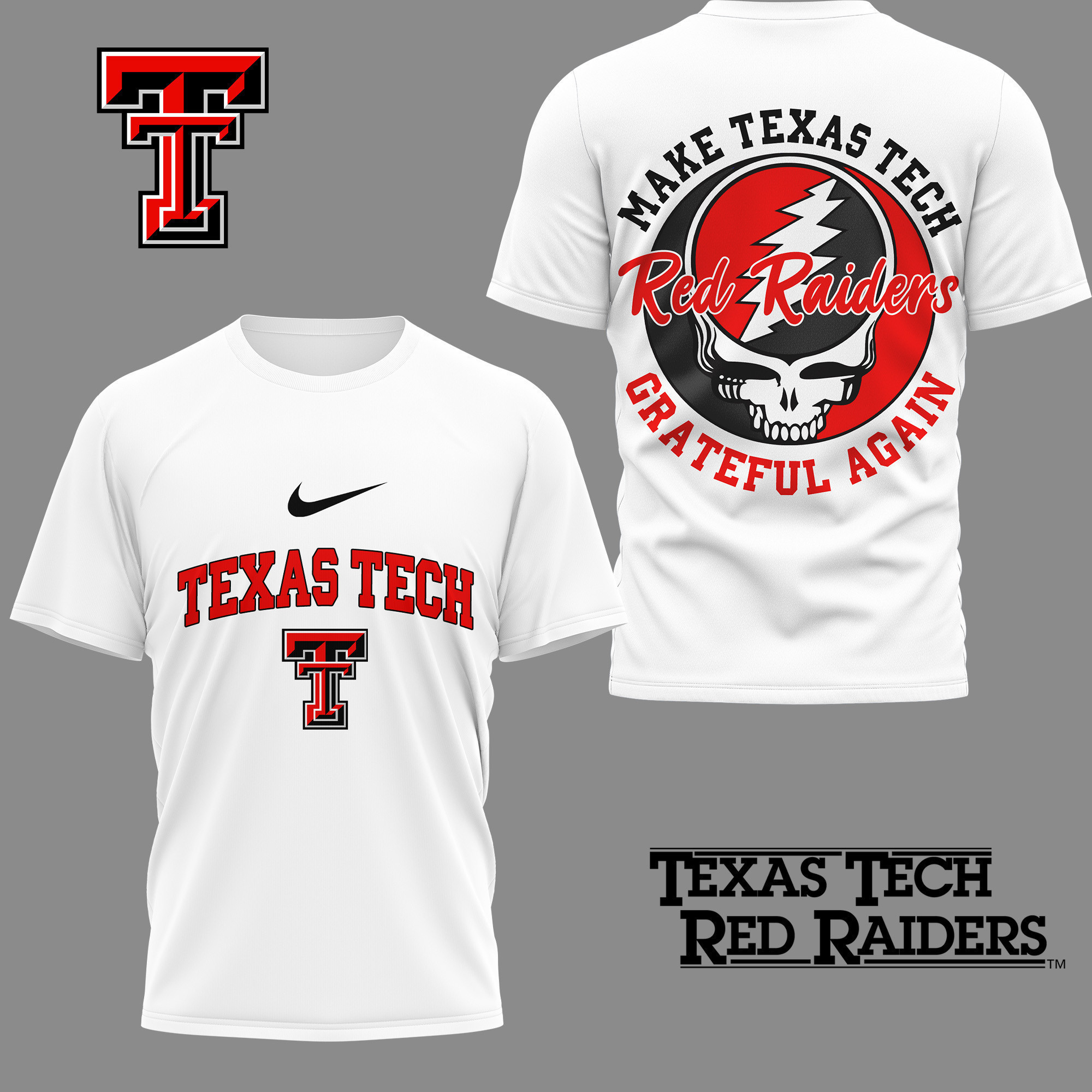 Texas Tech Red Raiders | Premium NCAA Grateful Game Day 3D Shirt NY