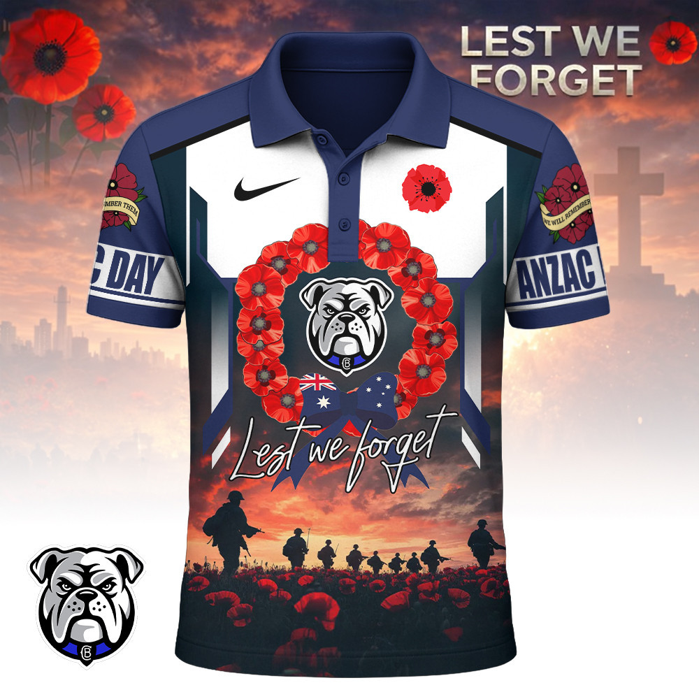 Canterbury Bulldogs | Premium NRL ANZAC Day Polo Shirt TD