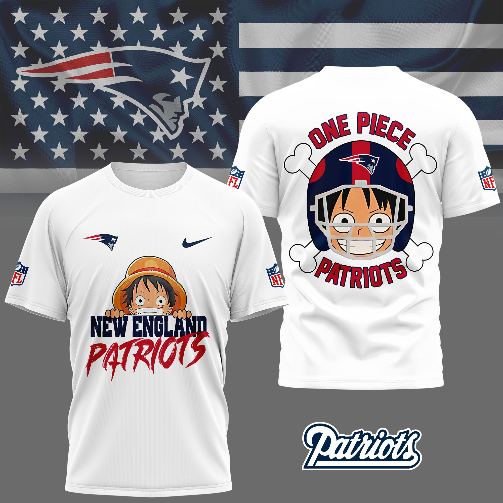 New England Patriots | Premium NFL One Piece Fan 3D Shirt NY