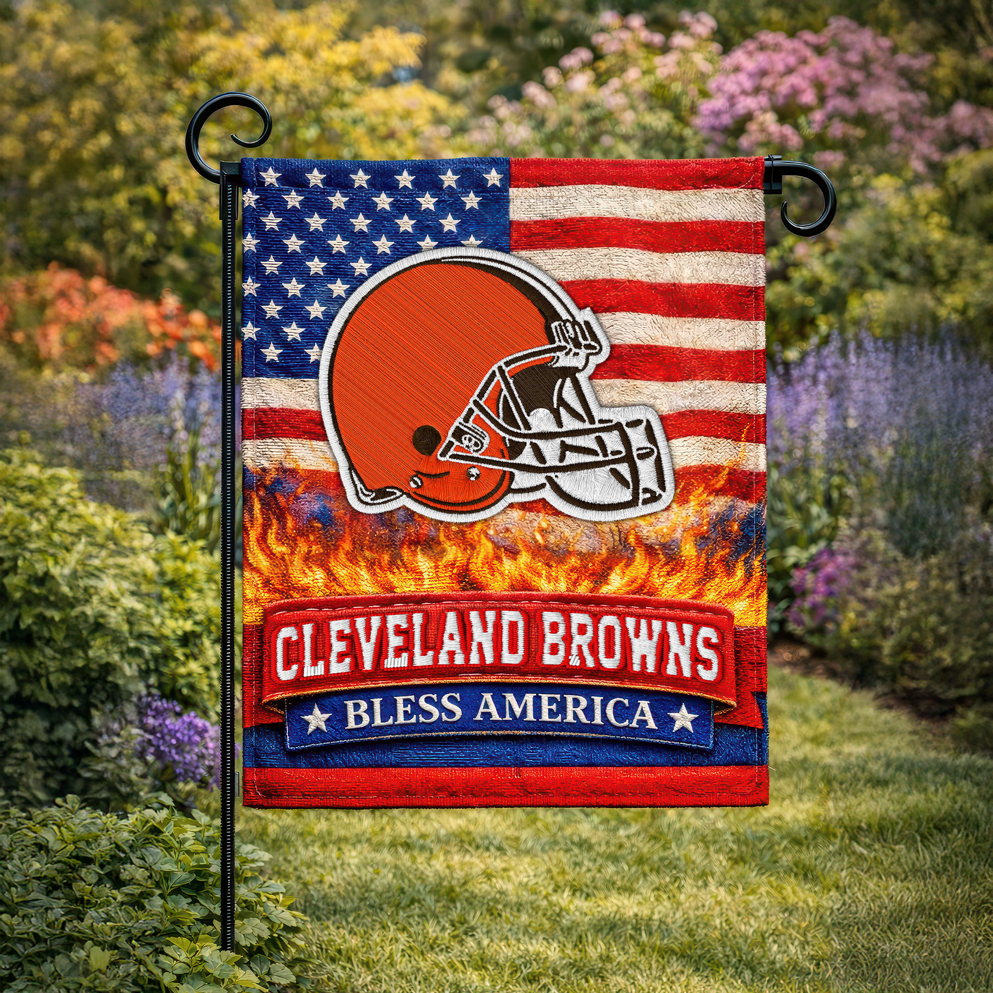 Cleveland Browns | Premium NFL 250 Years Of America Freedom Flag NY