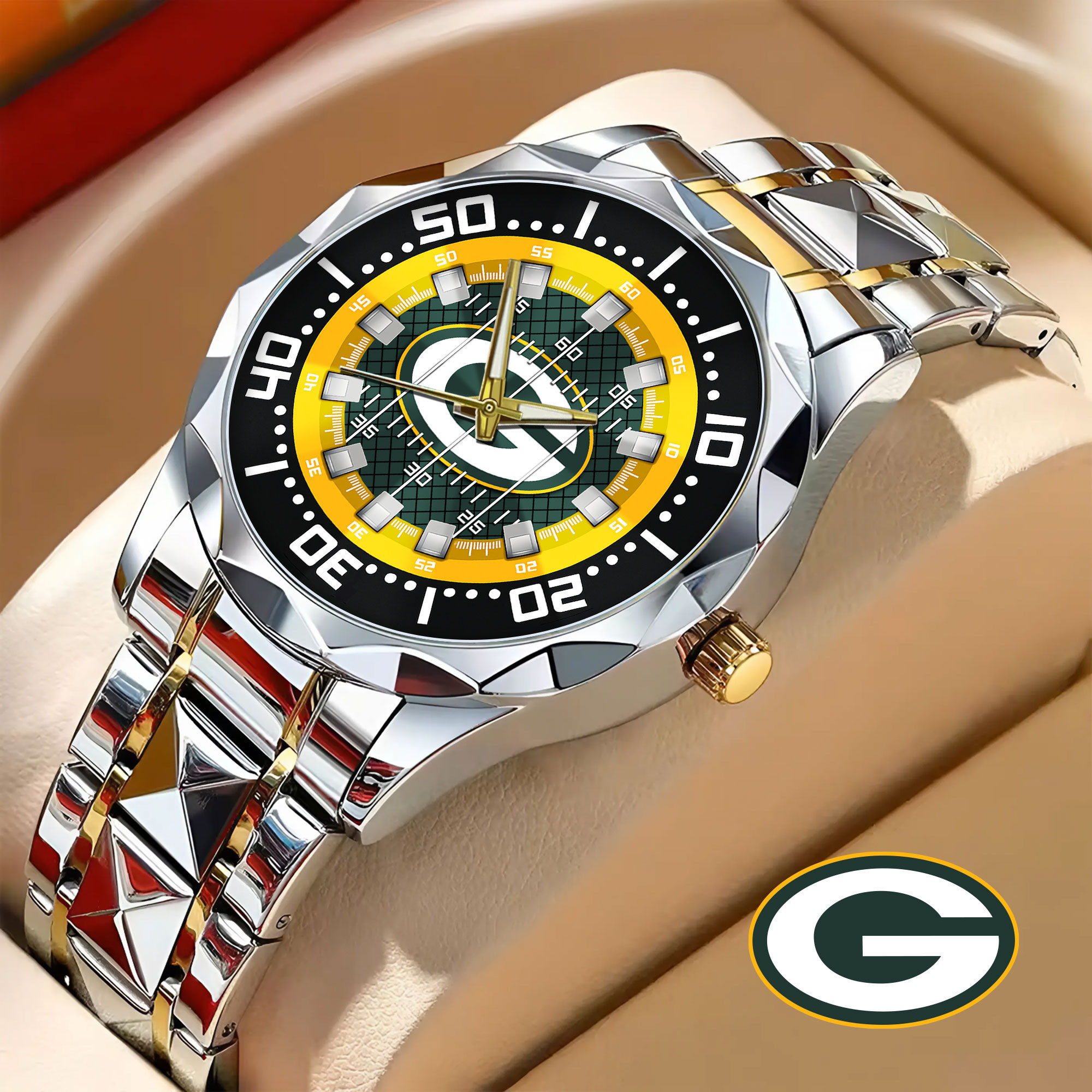 Green Bay Packers | NFL Camaro Elegant Fashion Design Men Watch TD