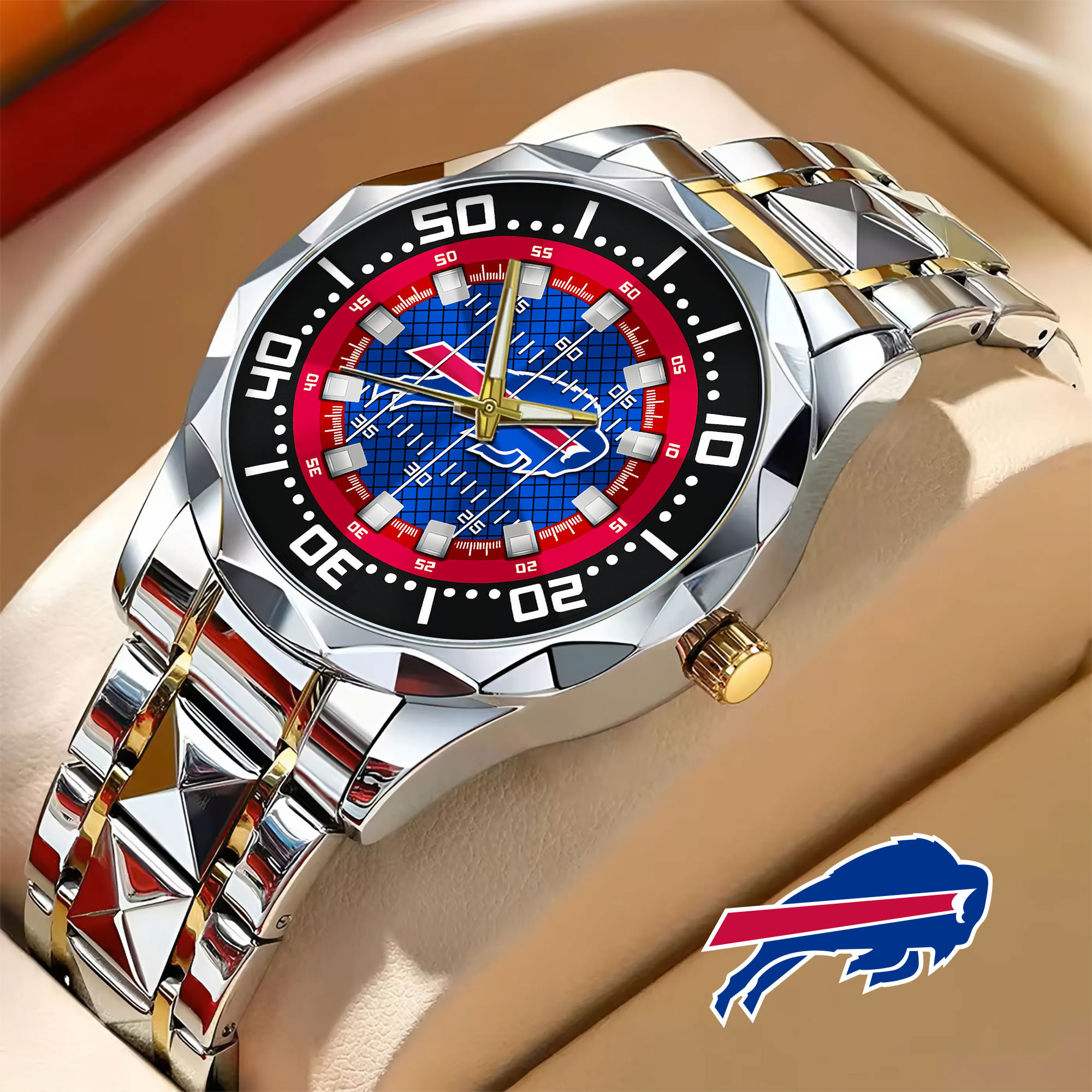 Buffalo Bills | NFL Camaro Elegant Fashion Design Men Watch TD