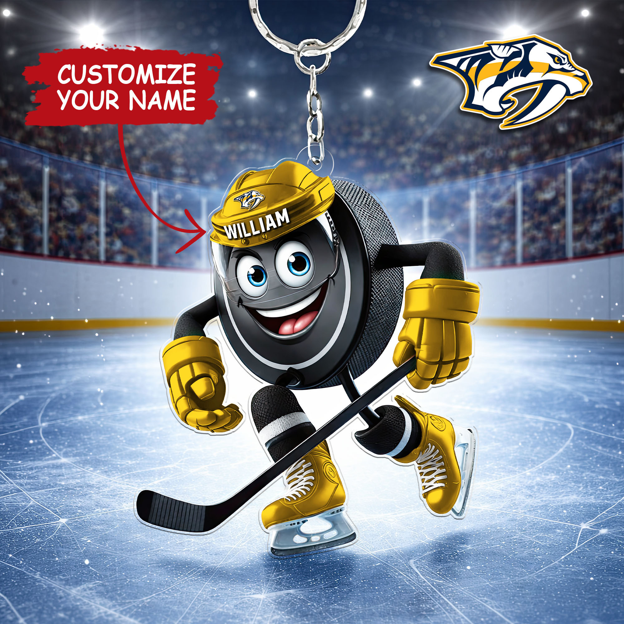 Nashville Predators | Premium NHL Game Day Keychain NY