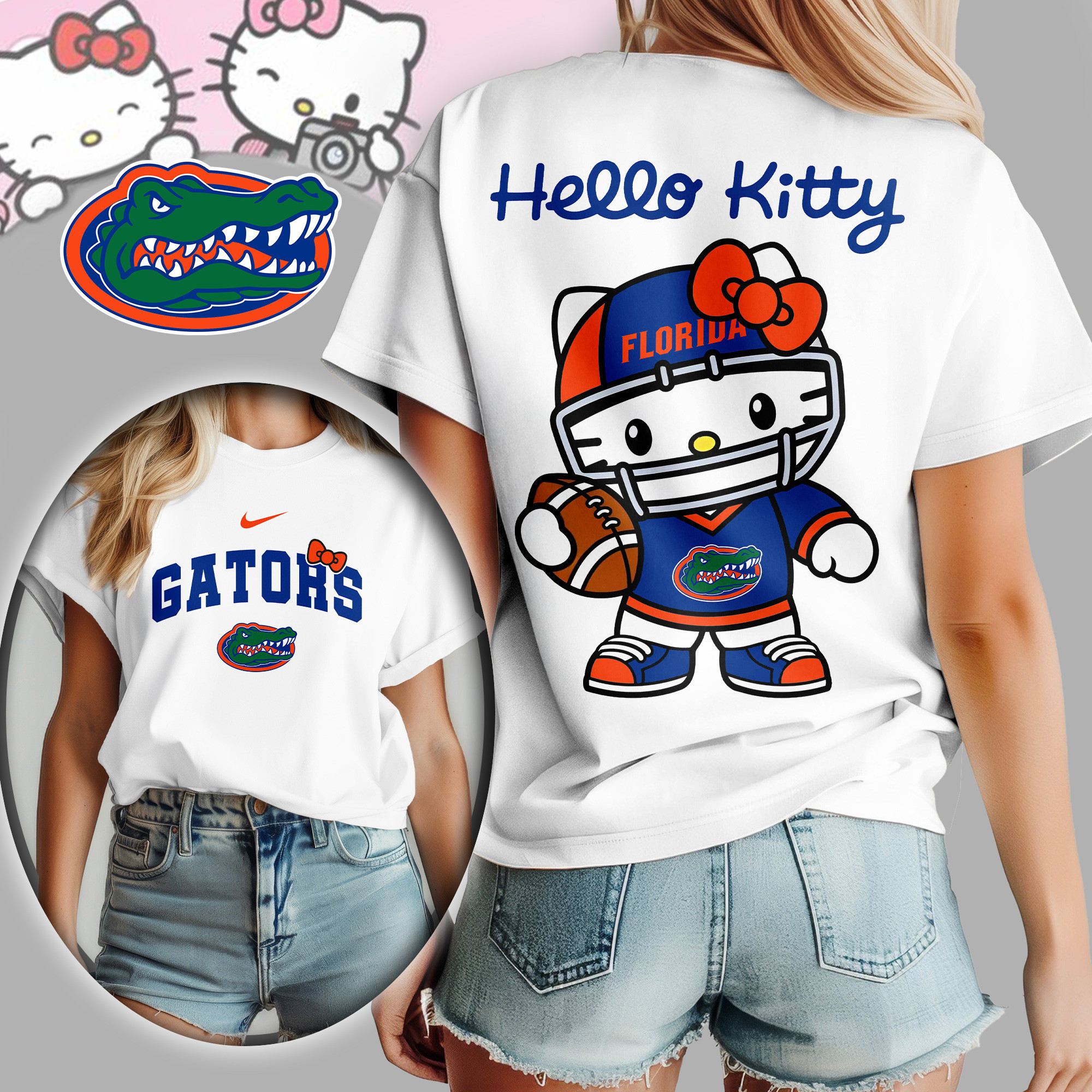 Florida Gators | Premium NCAA Hello Kitty Women's Shirt TD