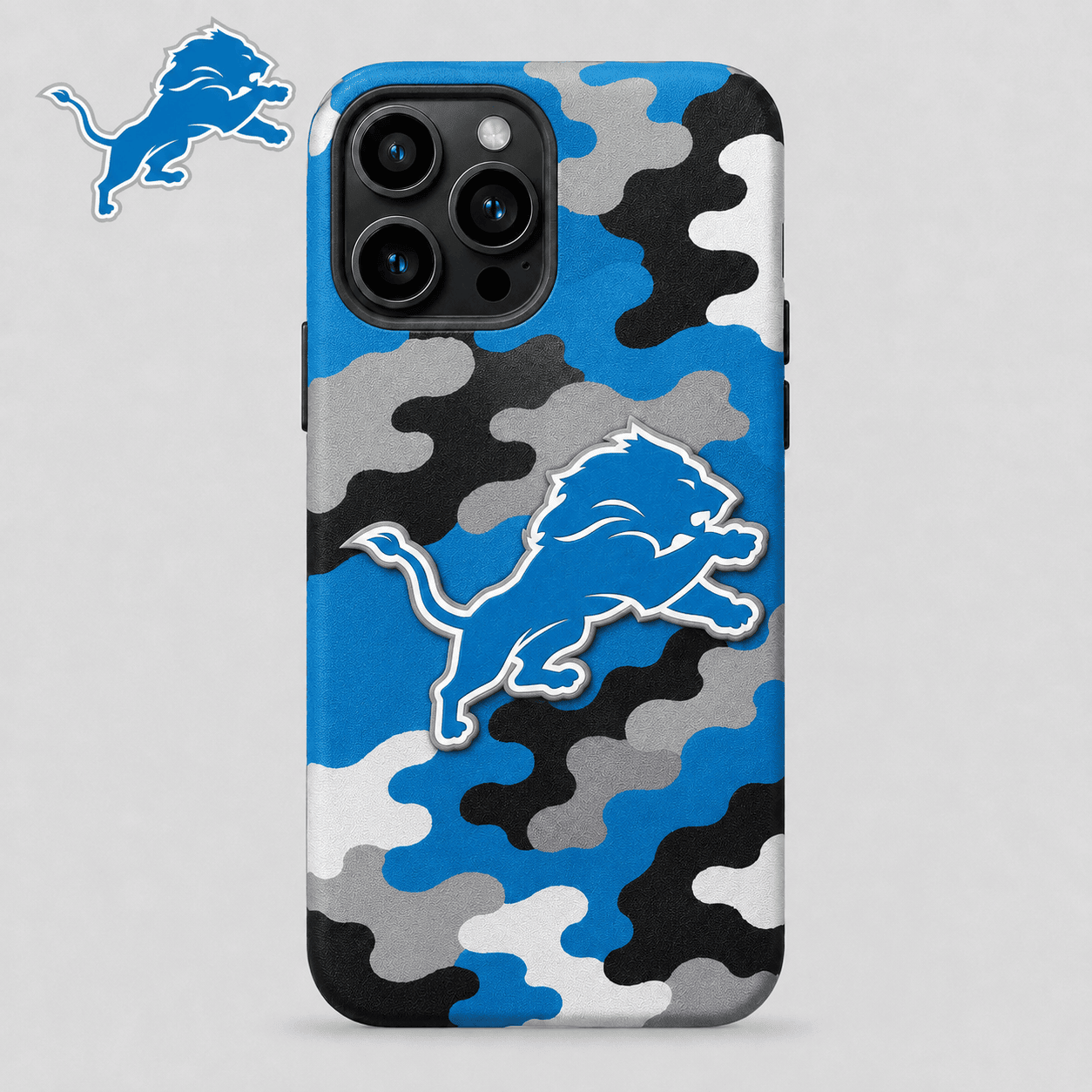 Detroit Lions| Premium NFL Camo Game Day Phone Case NY