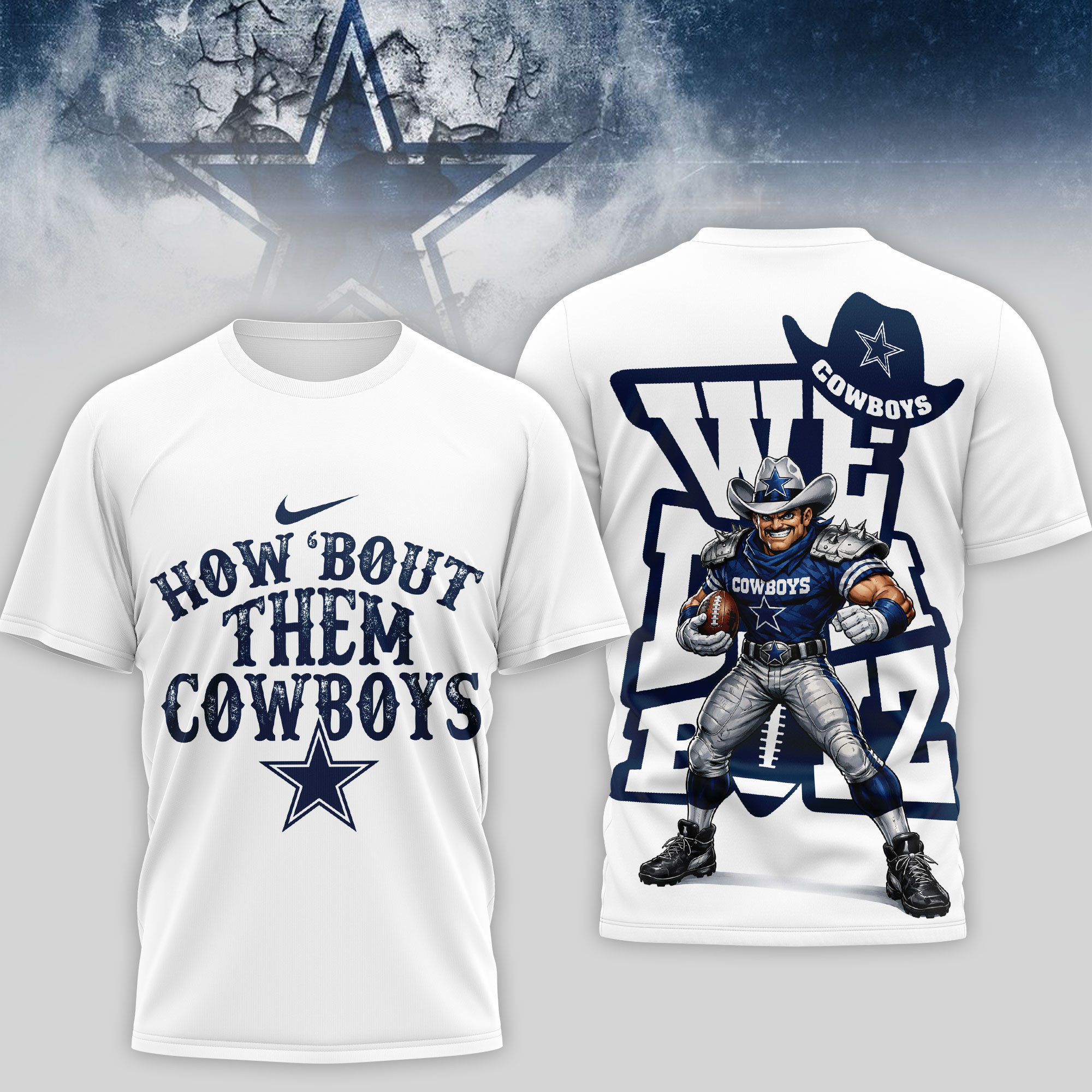 Dallas Cowboys | Premium NFL 3D Shirt TD