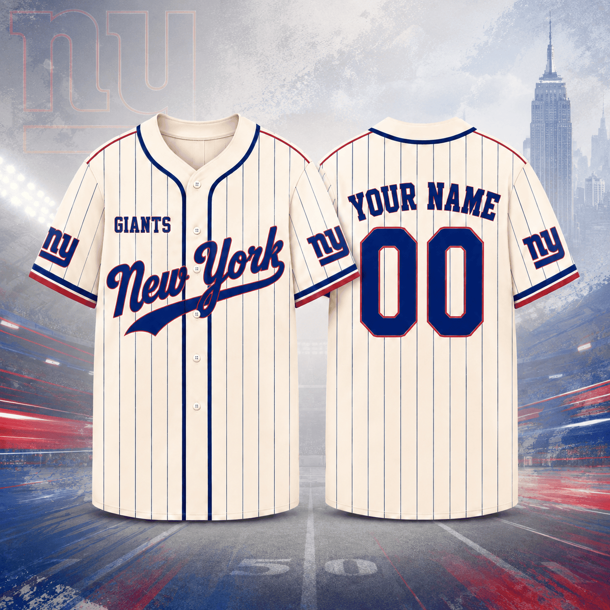 New York Giants | Premium NFL Personalized Game Day Jersey NNK