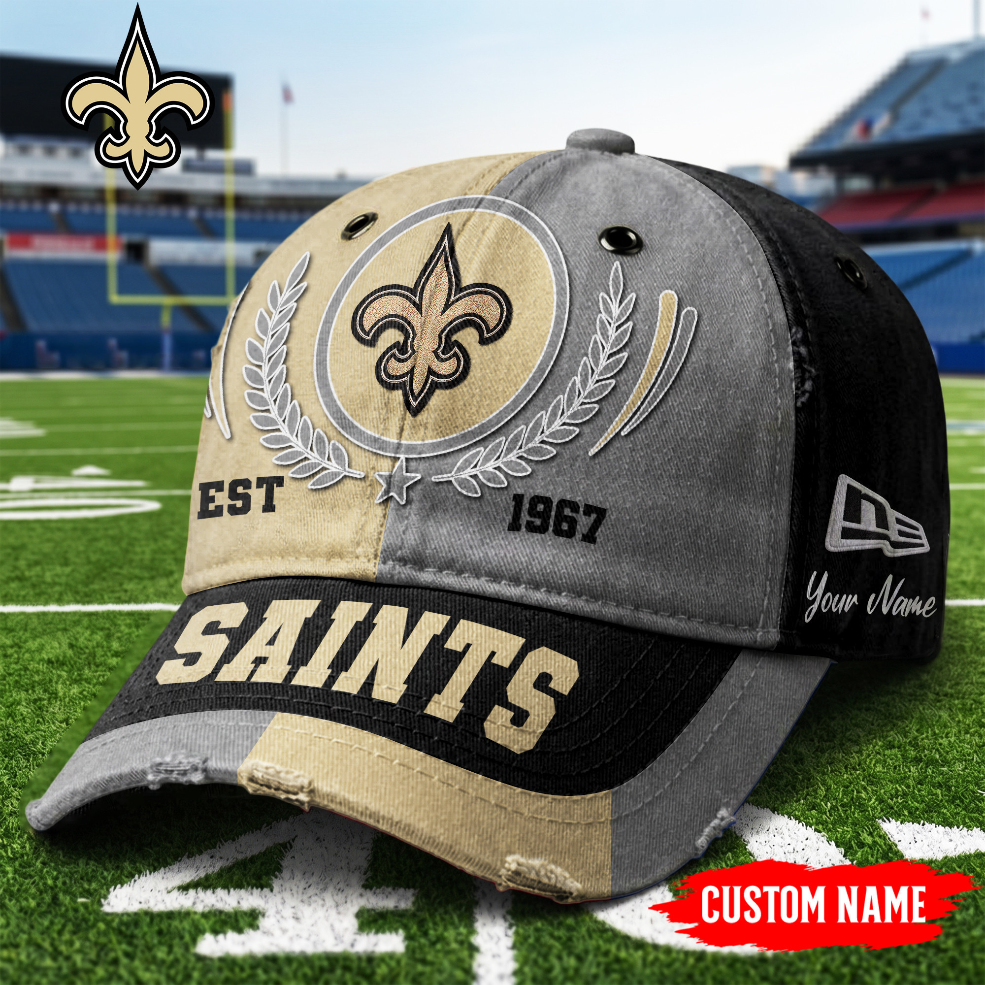 New Orleans Saints | Premium NFL Split Color New Era Cap TD